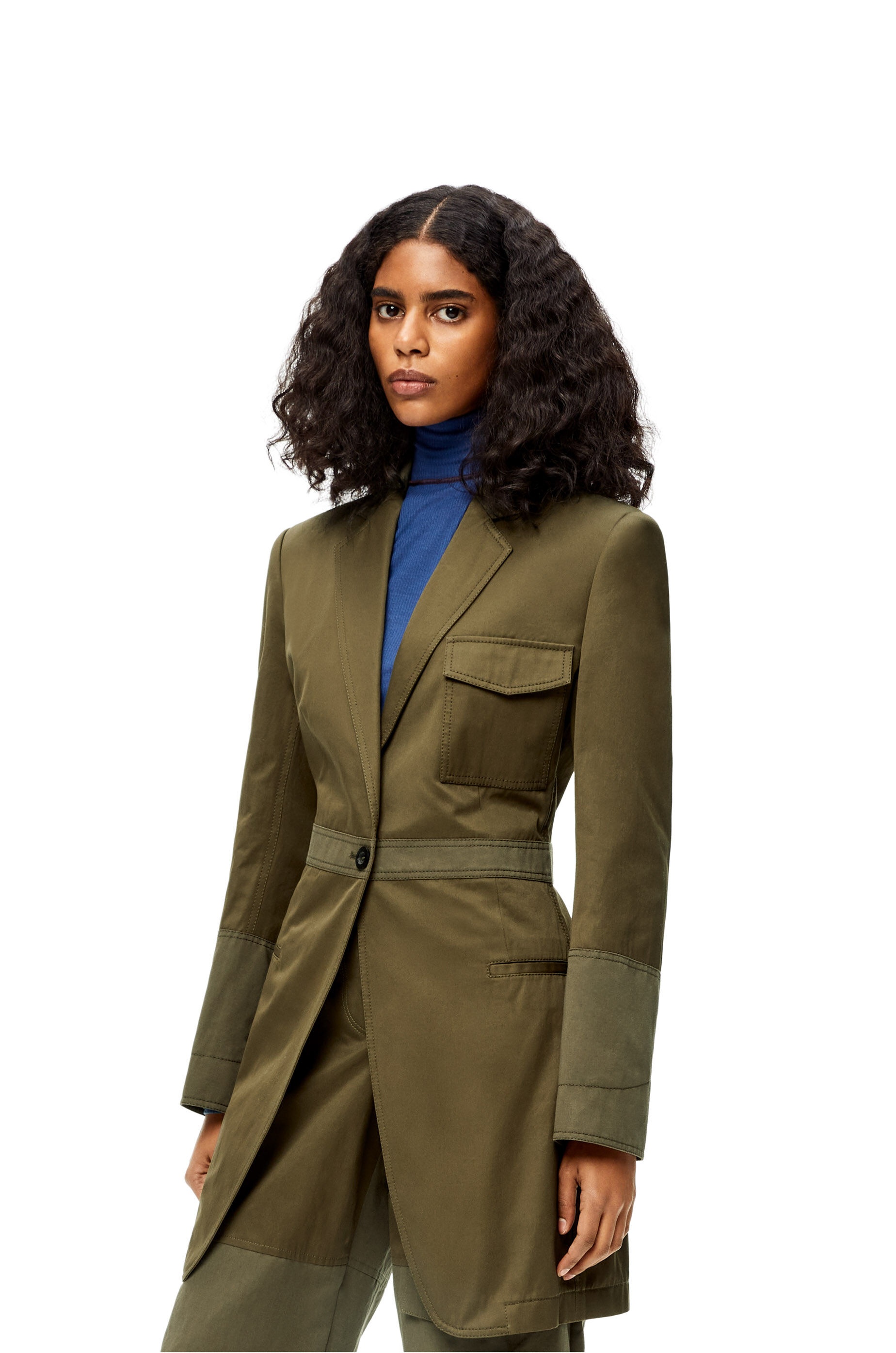 Military jacket in cotton - 3