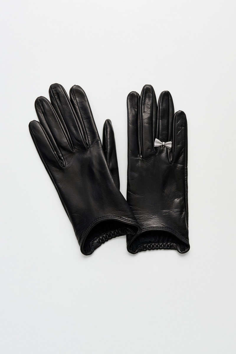Bow Glove Black Nappa 1