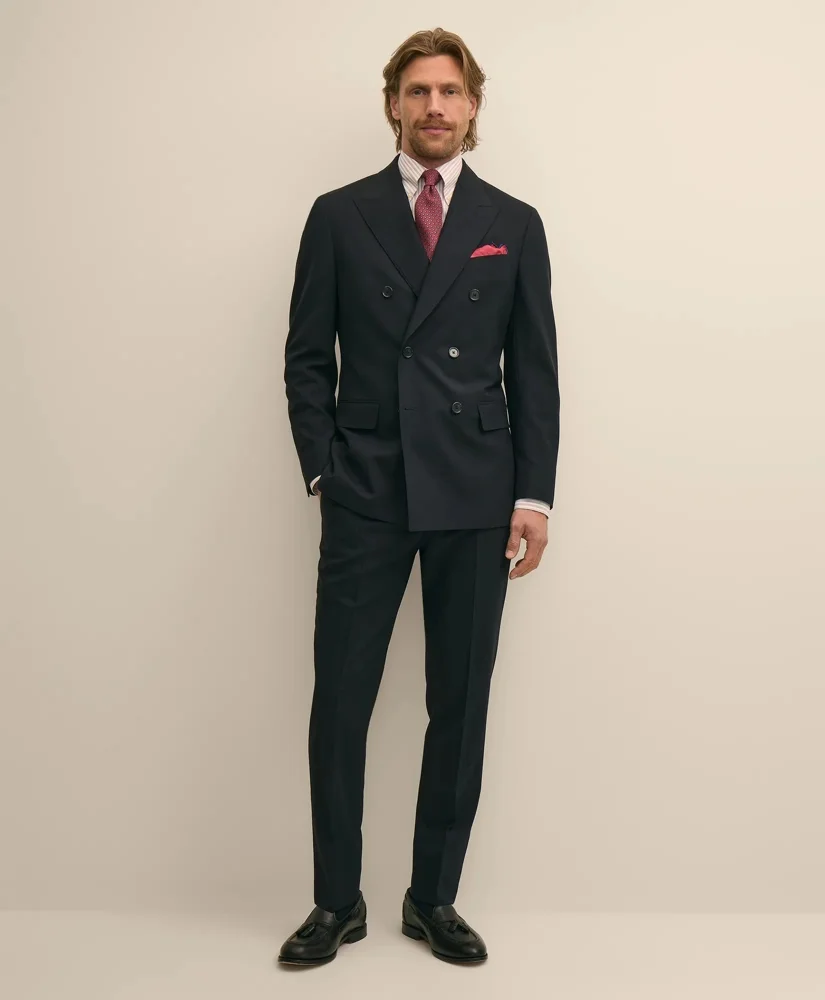 Brooks Brothers Explorer Collection Slim Fit Wool Suit Pants - 1