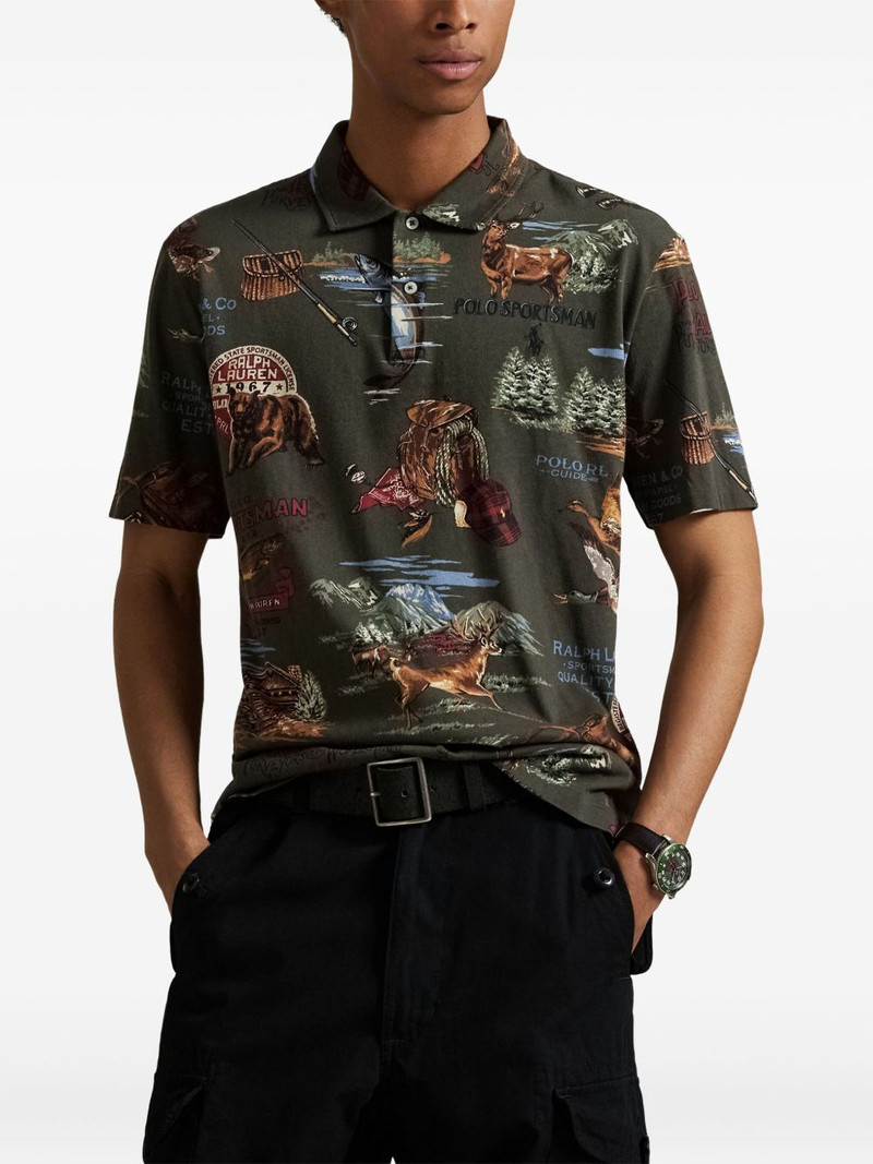 printed polo shirt 3
