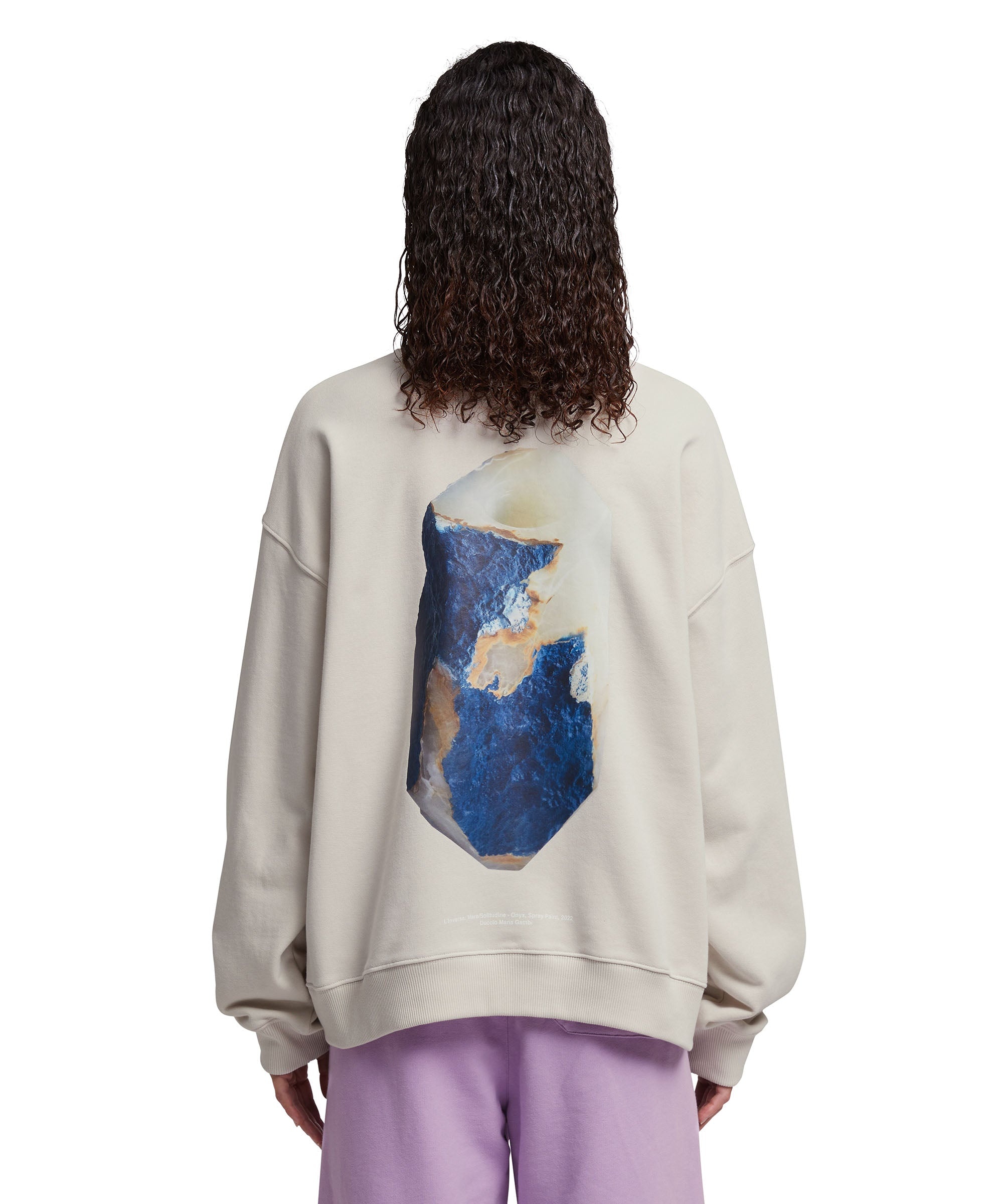 "FANTASTIC GREEN INVERSE SERIES" organic cotton sweatshirt - 7