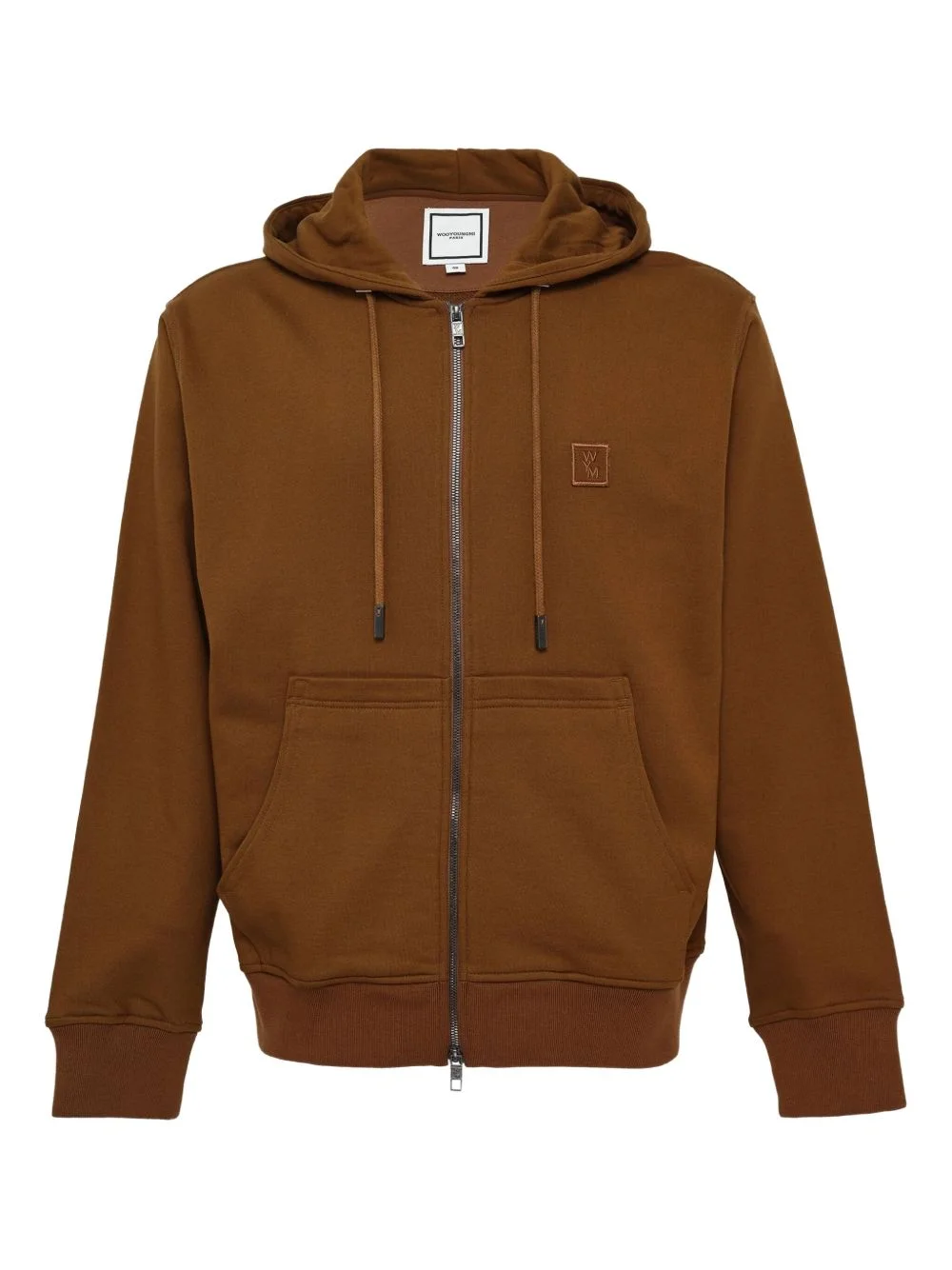 zip-fastening sweatshirt - 1