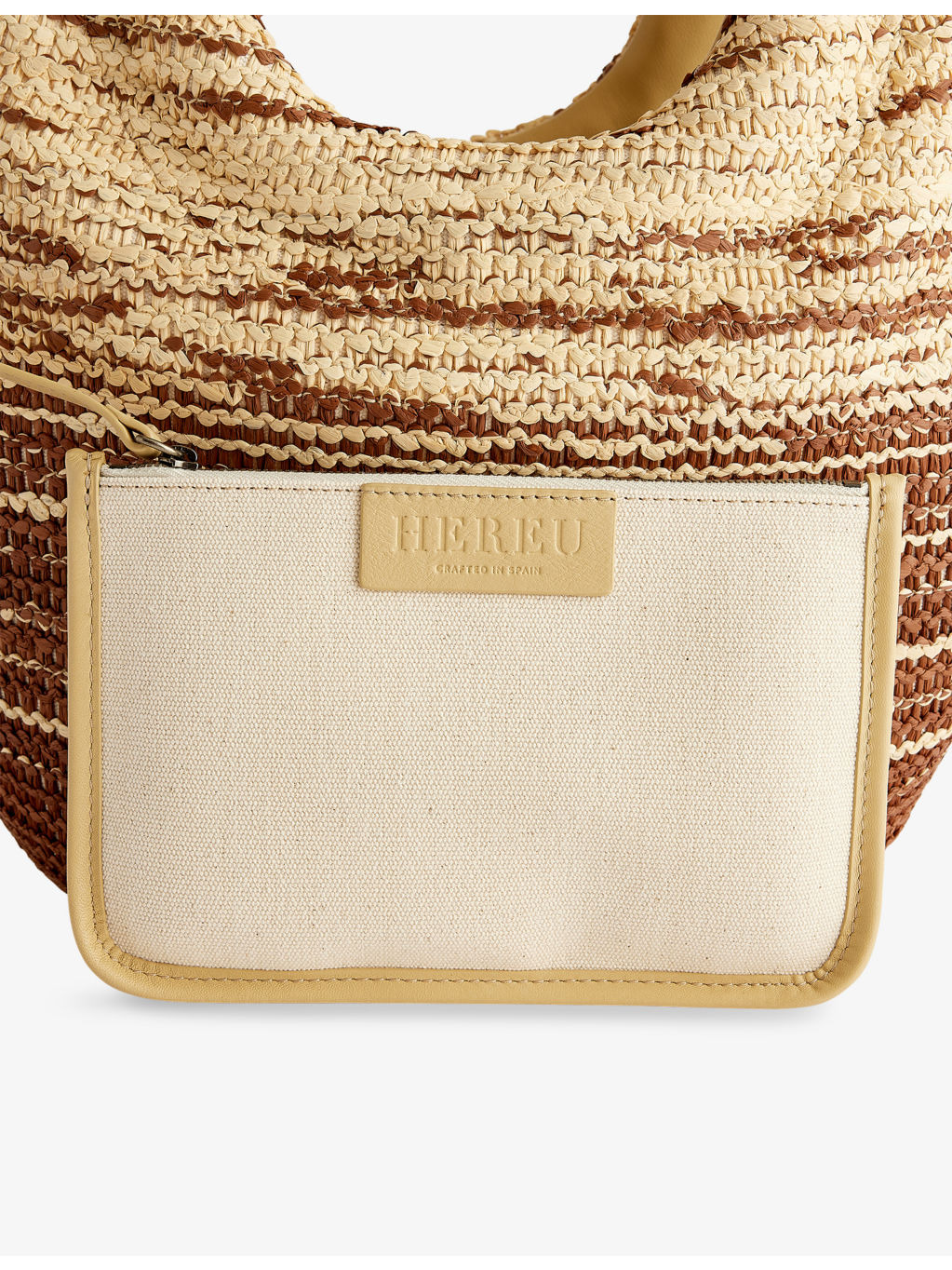 Castell Raffia Knotted-Handle Raffia Tote Bag - 6