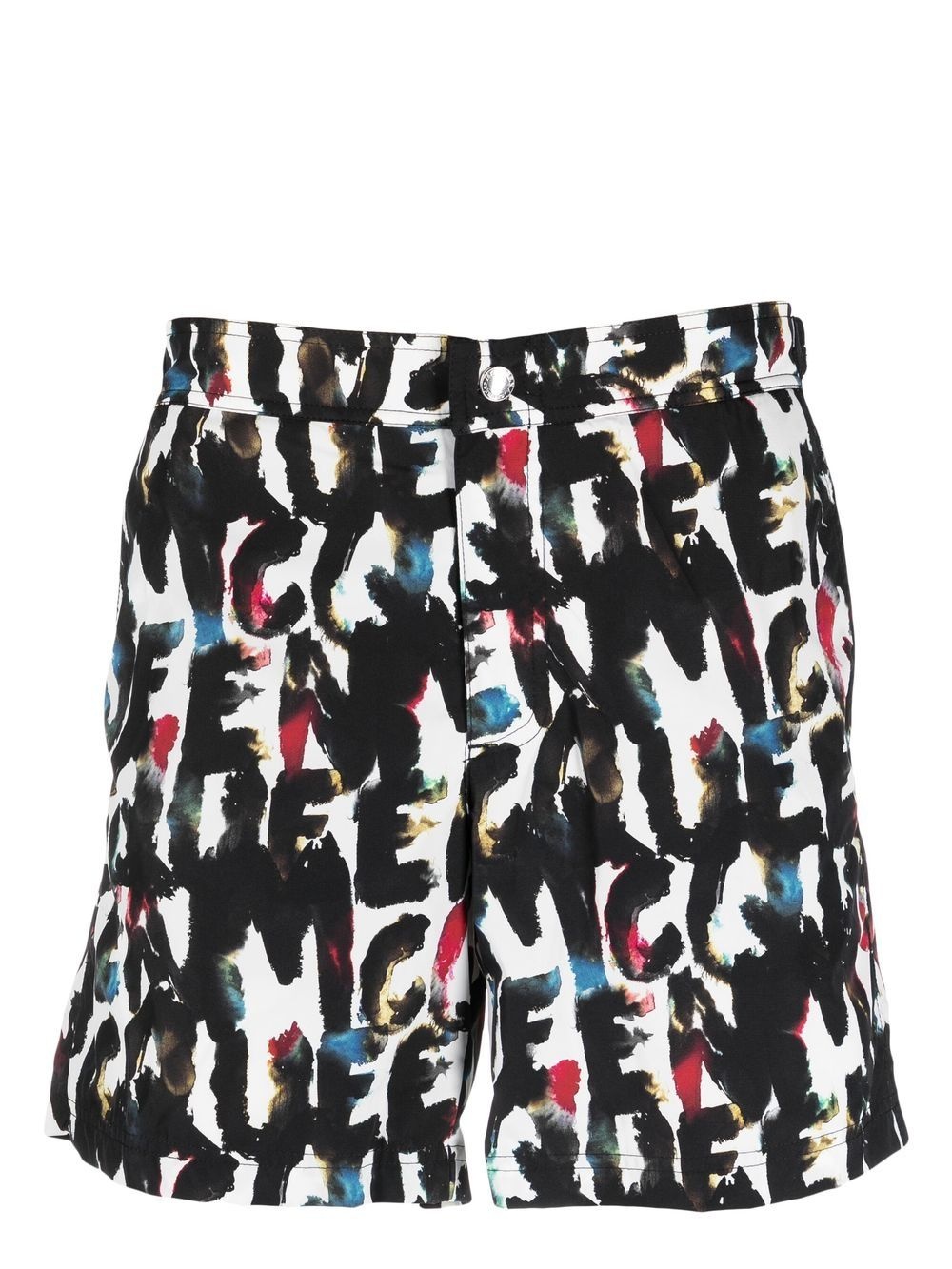 Graffiti-print swim shorts - 1