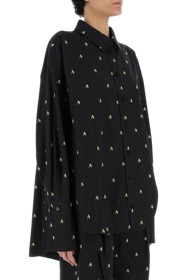 Tシャツ・カットソー THE ATTICO Embroidered poplin Diana shirt THE ATTICO Embroidered poplin Diana shirt | gebnegozionline