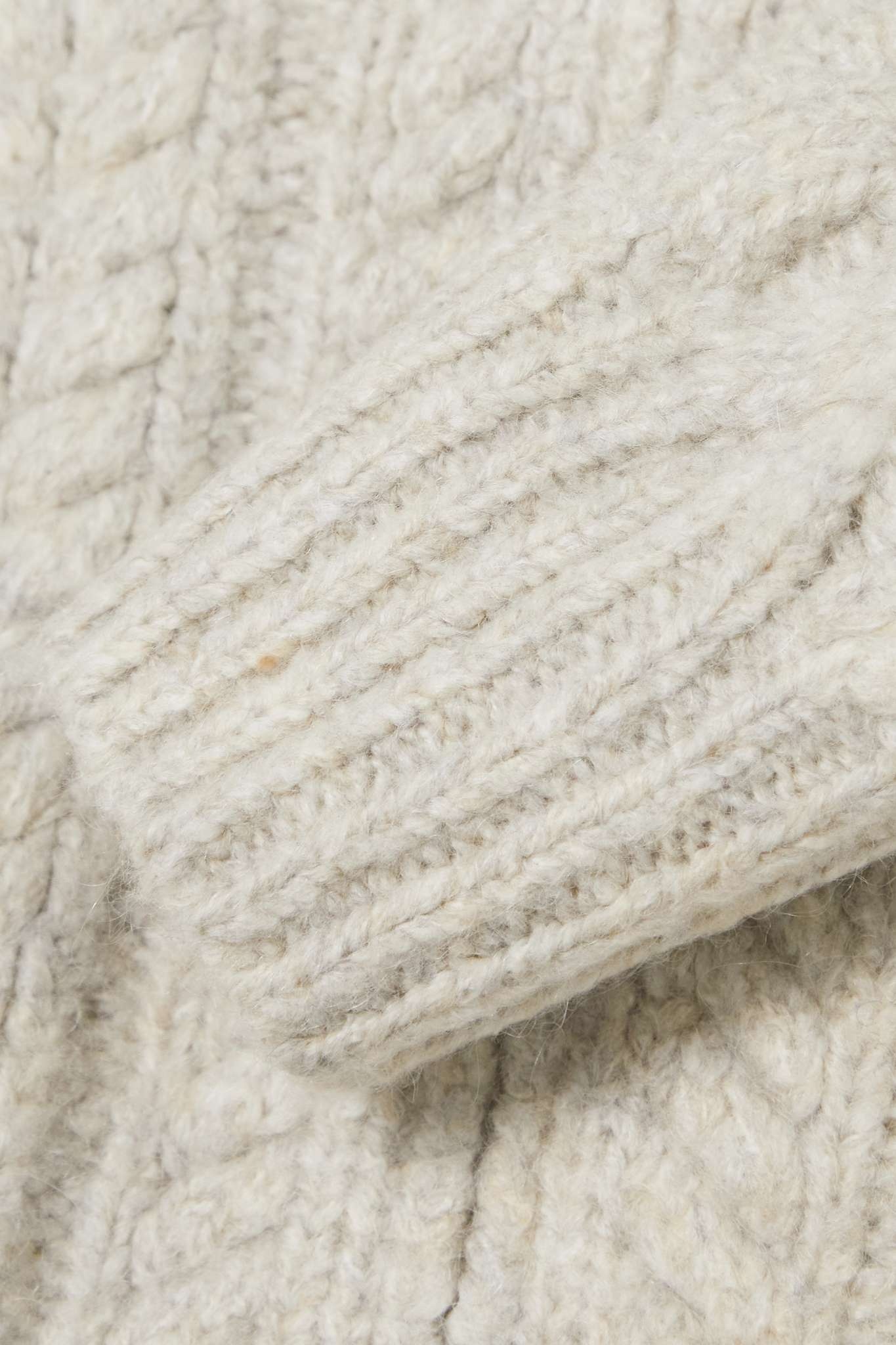 Rebeca cable-knit cardigan - 5