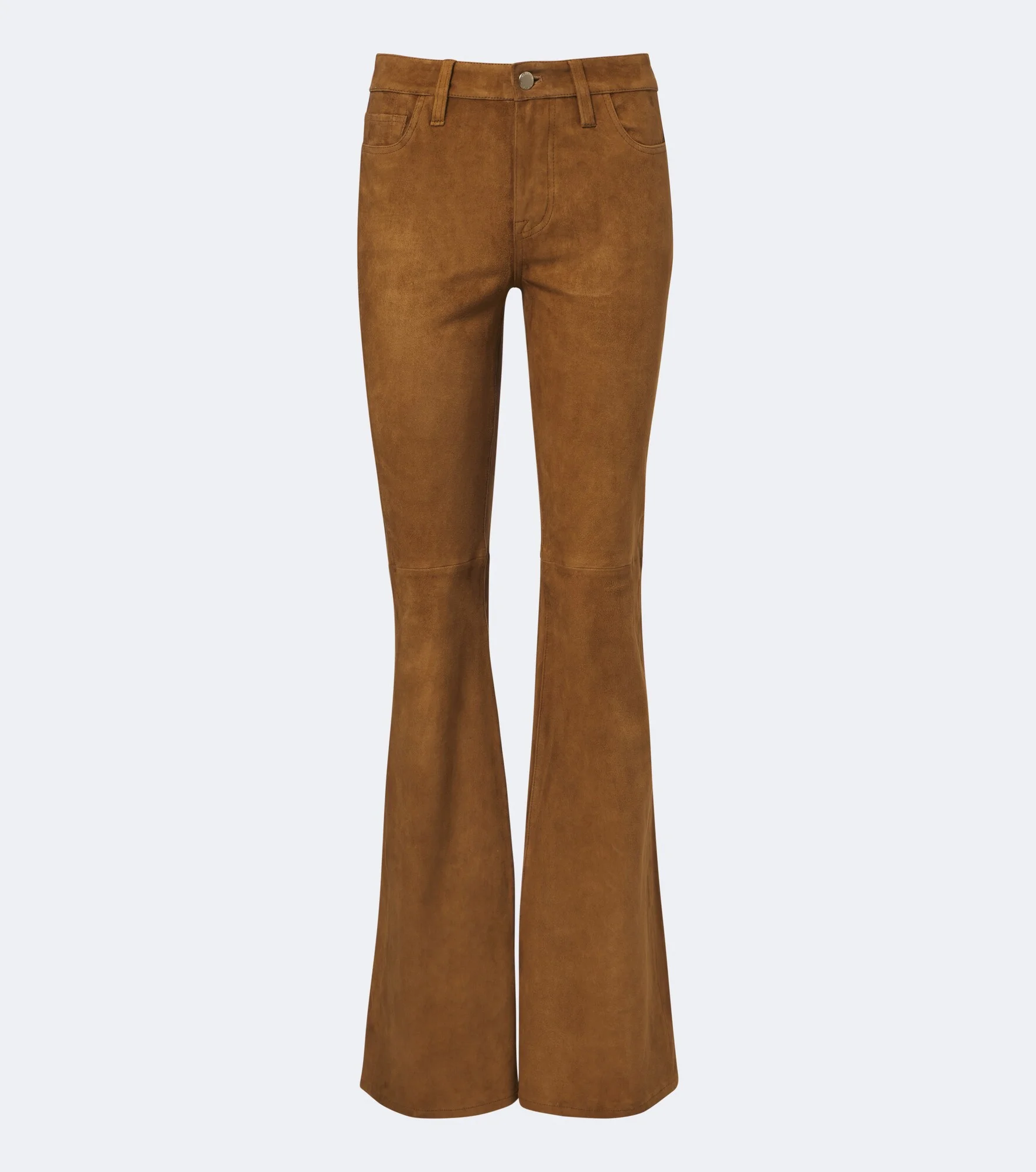 Dojo suede flared pants - 1