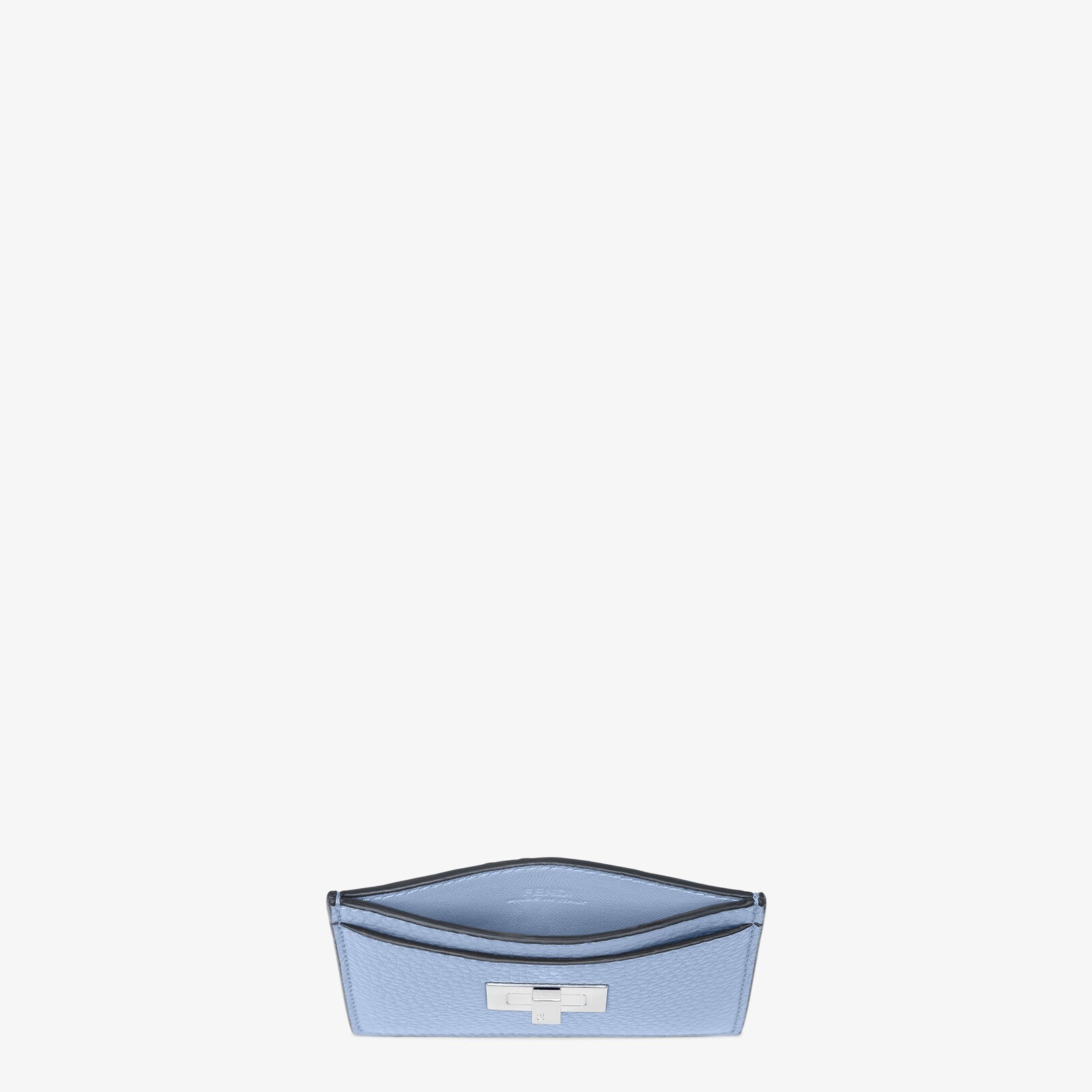 Light blue leather business card holder - 3