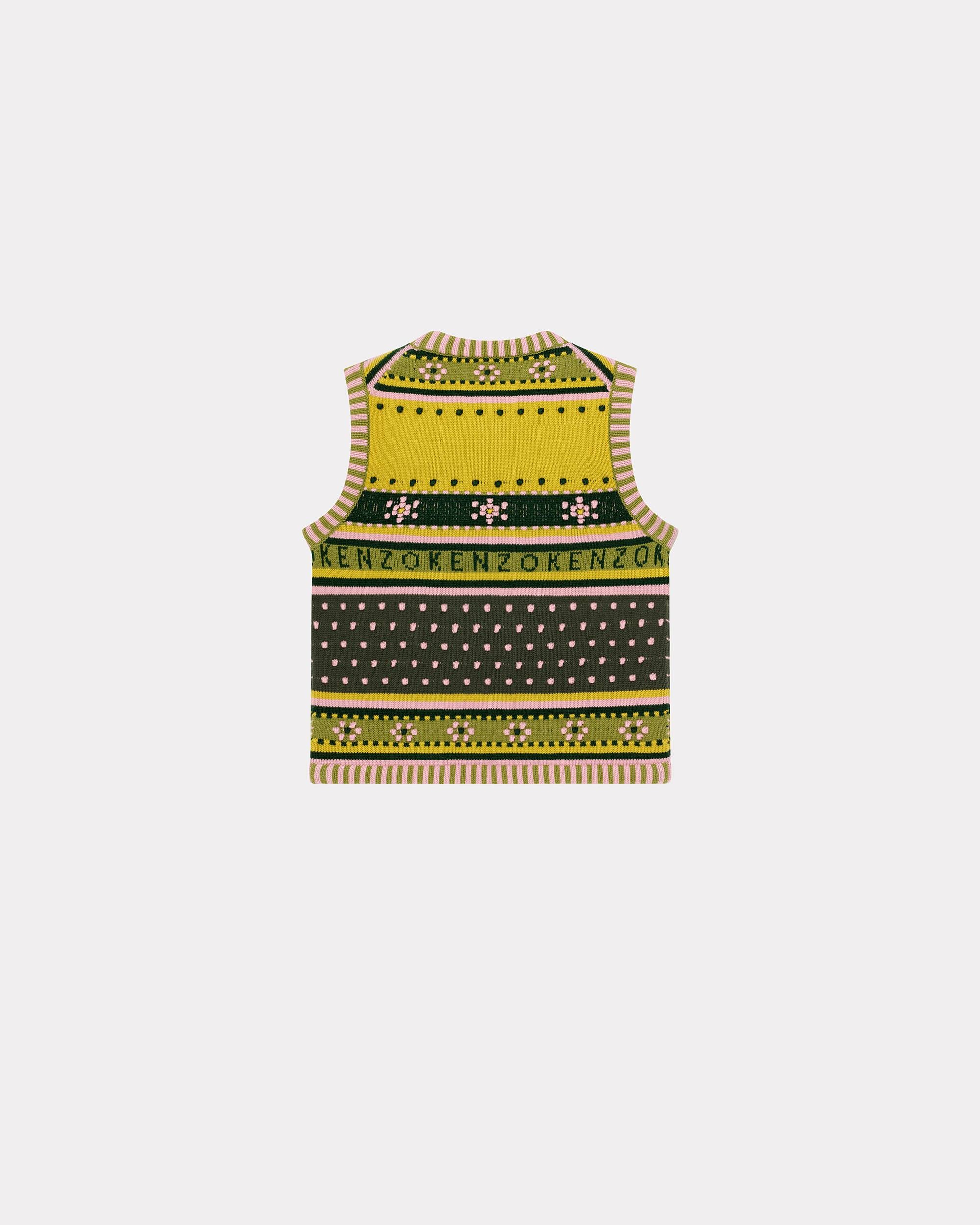 Fairisle knitted jumper vest - 2