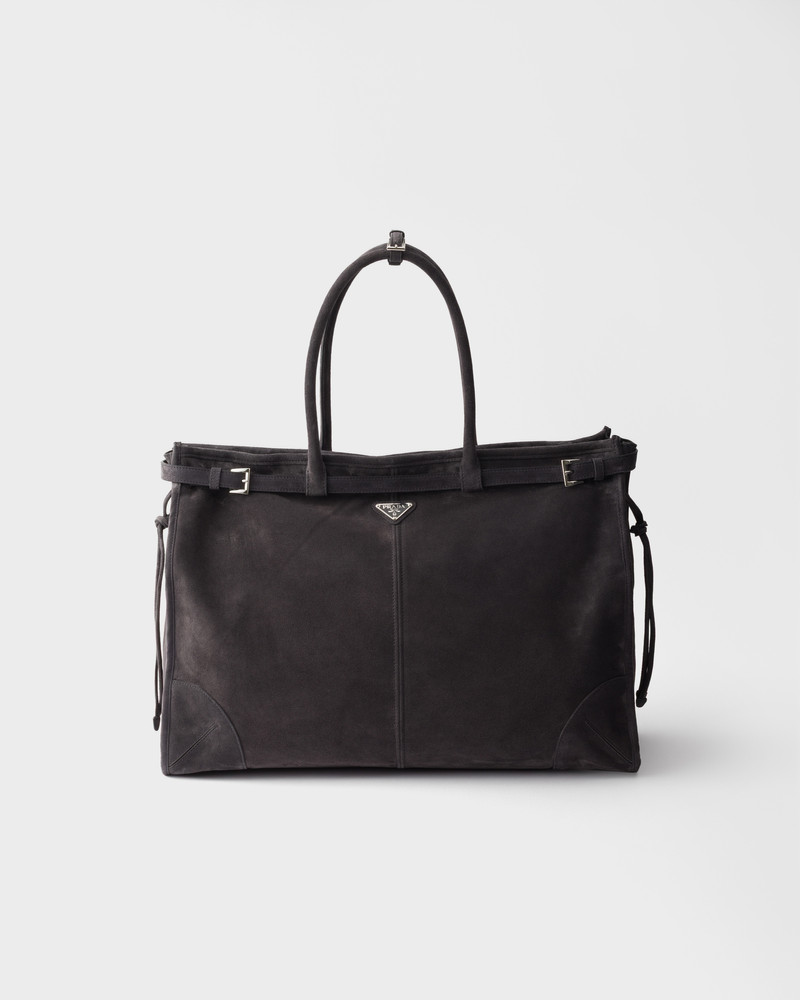 Prada Bonnie suede tote bag 1