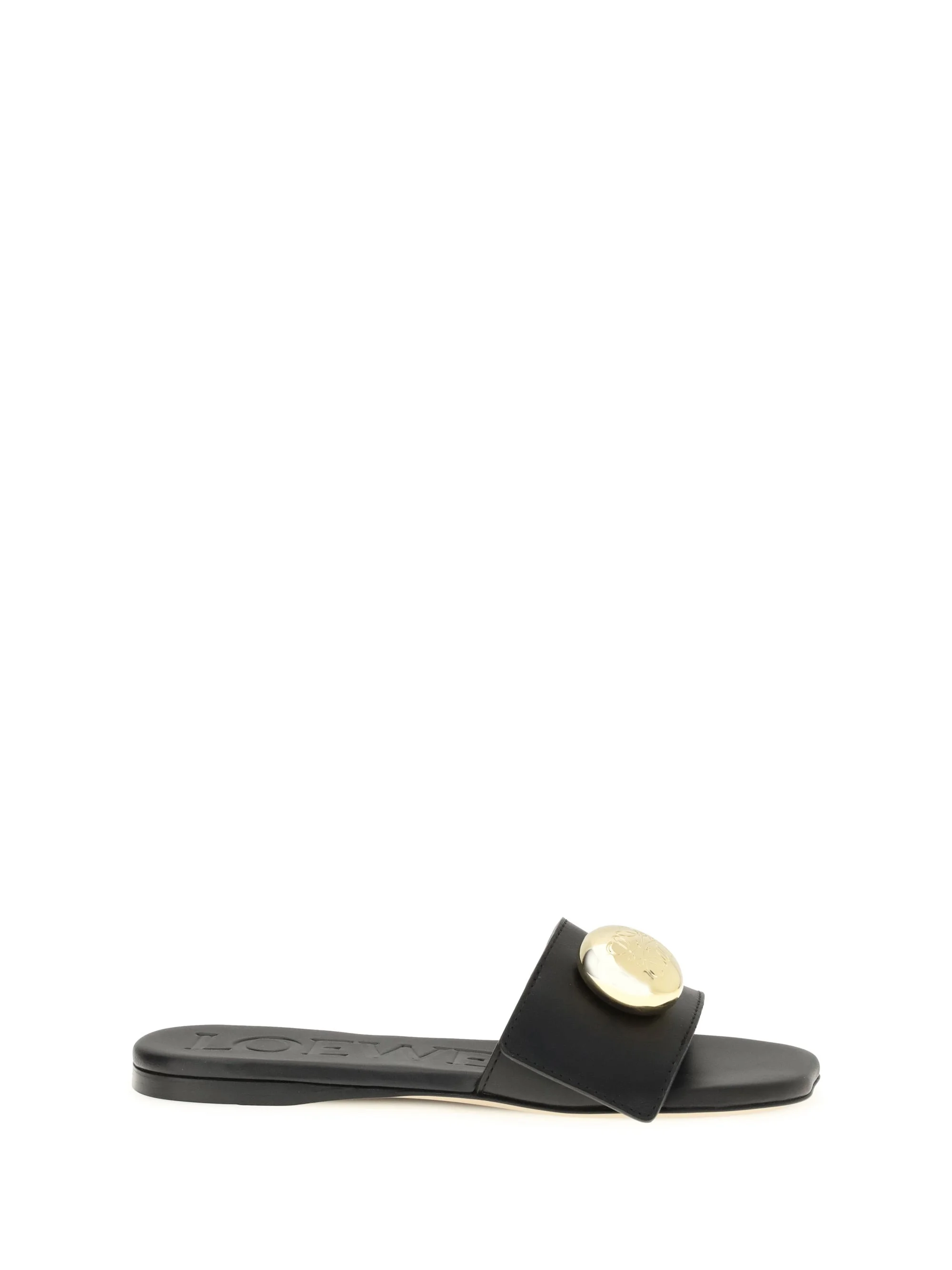 Loewe Women Pebble Slide Sandals - 1