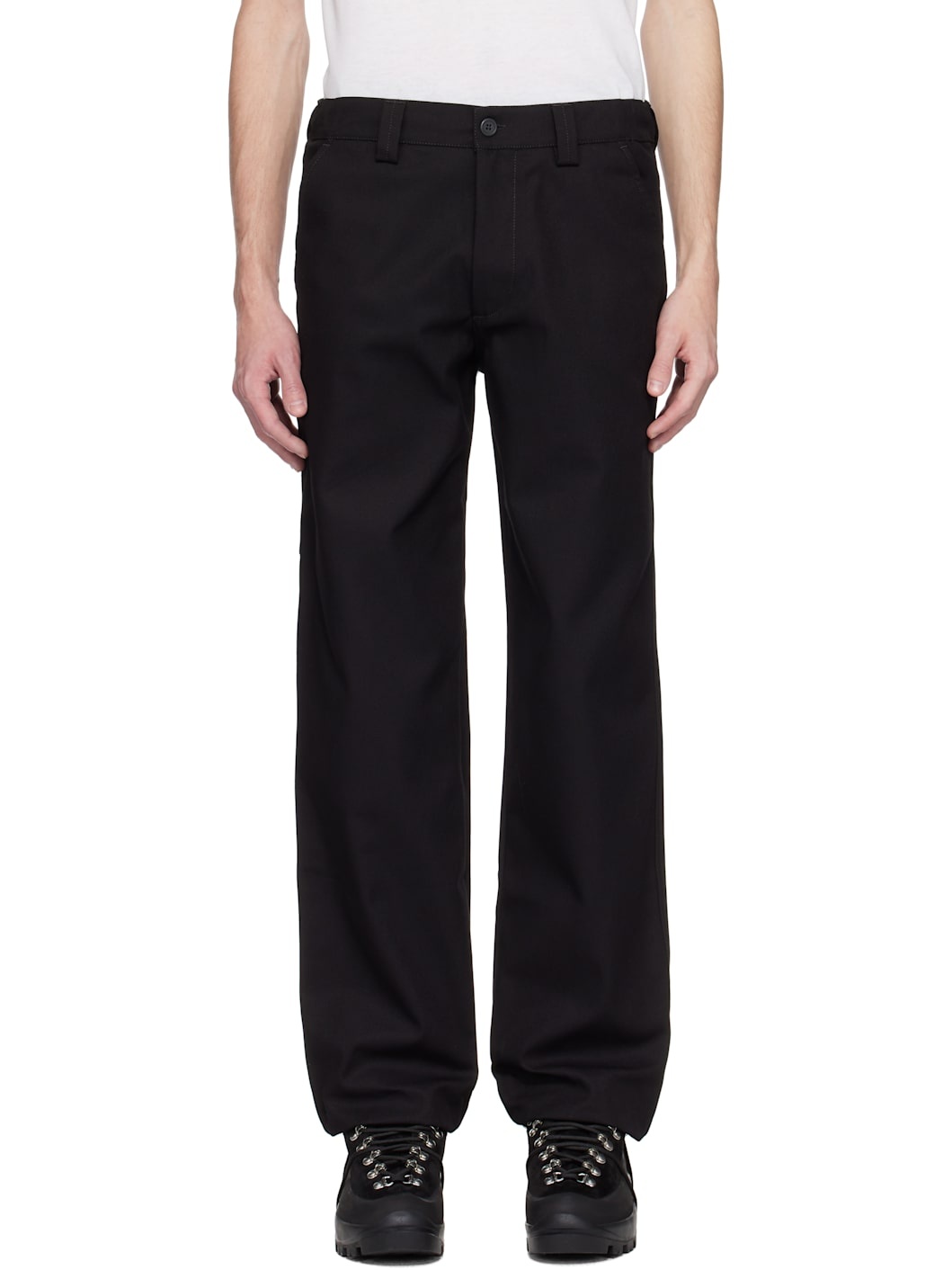 Black 10000 Replicated Trousers - 1