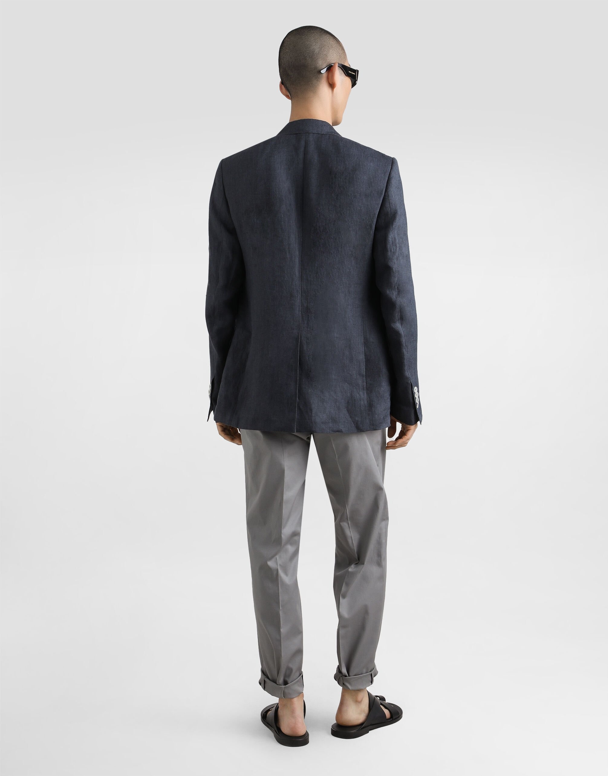 Cotton gabardine trousers - 3