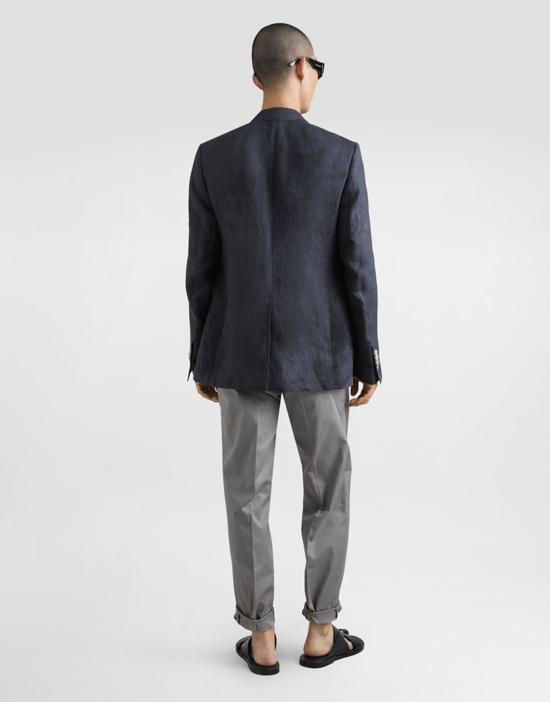 Cotton gabardine trousers 3