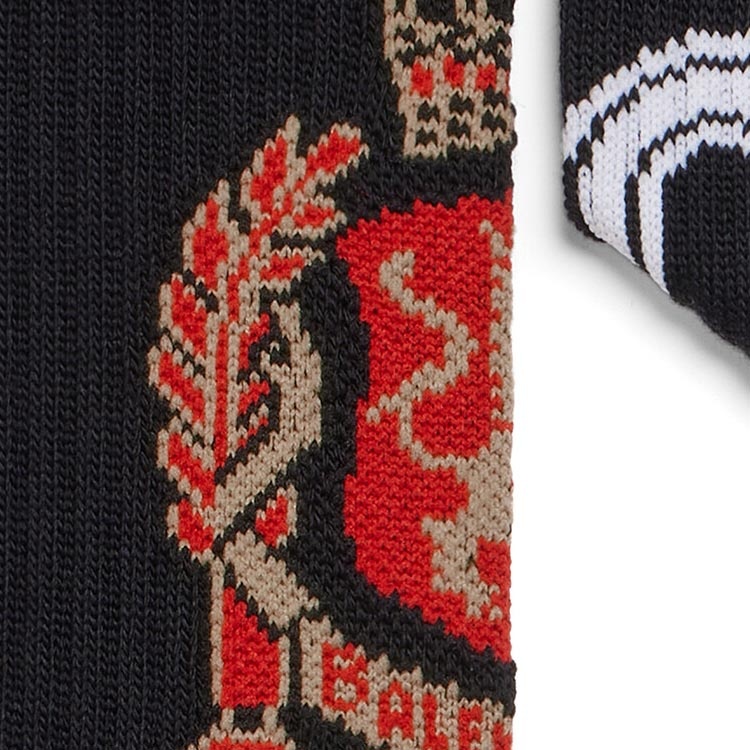 Balenciaga Paris Soccer Socks 'Black' 778806472B41000 - 5