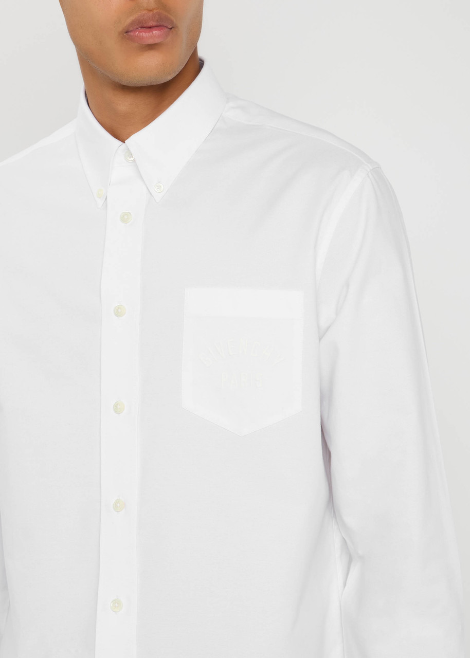 Givenchy Logo-embroidered Cotton Shirt - 5