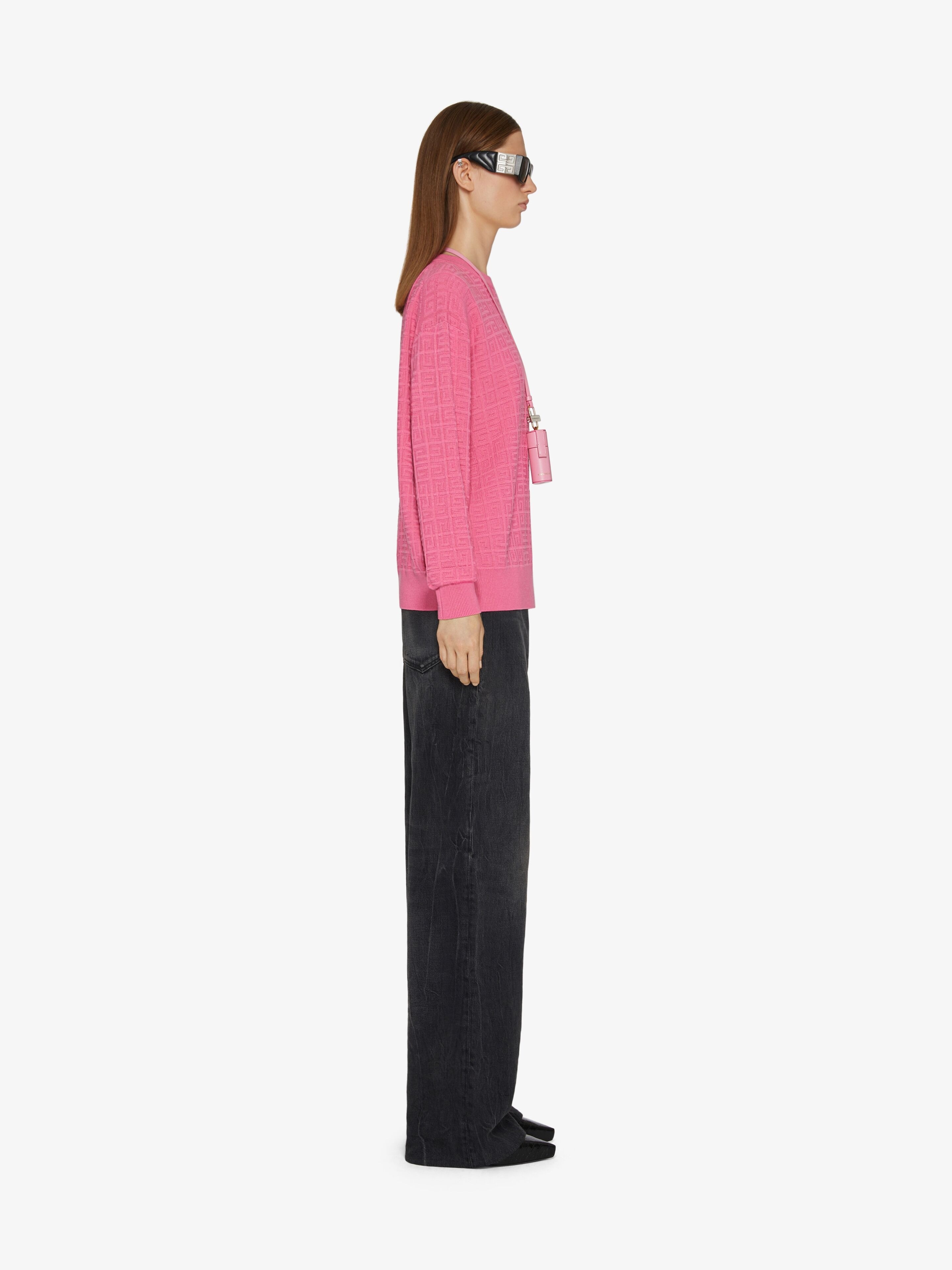 SWEATER IN 4G JACQUARD CASHMERE - 3