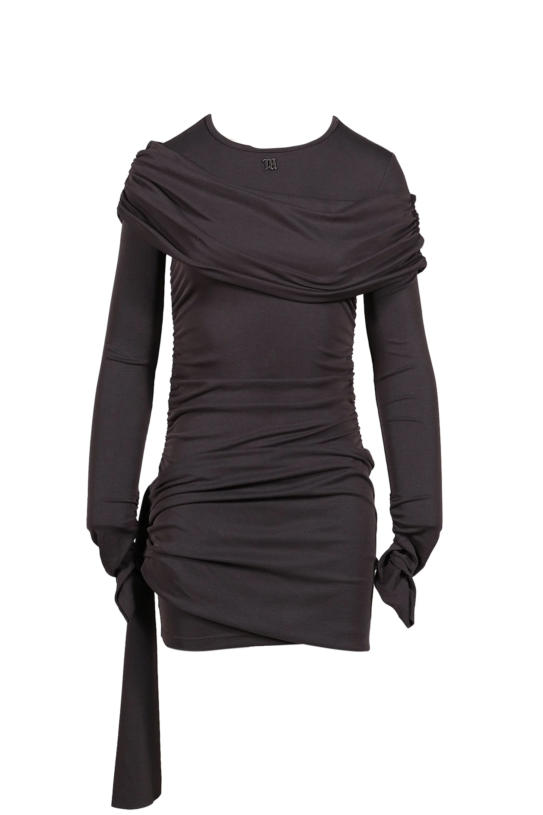 VIRGO MINI DRESS / GRAPGITE - 1