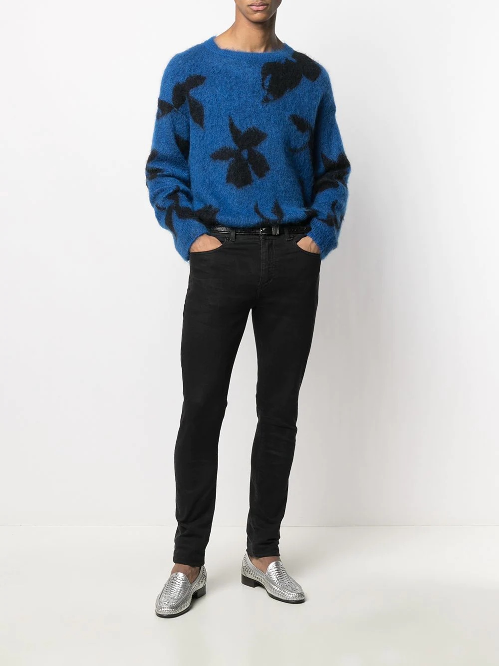 floral-print jumper - 2