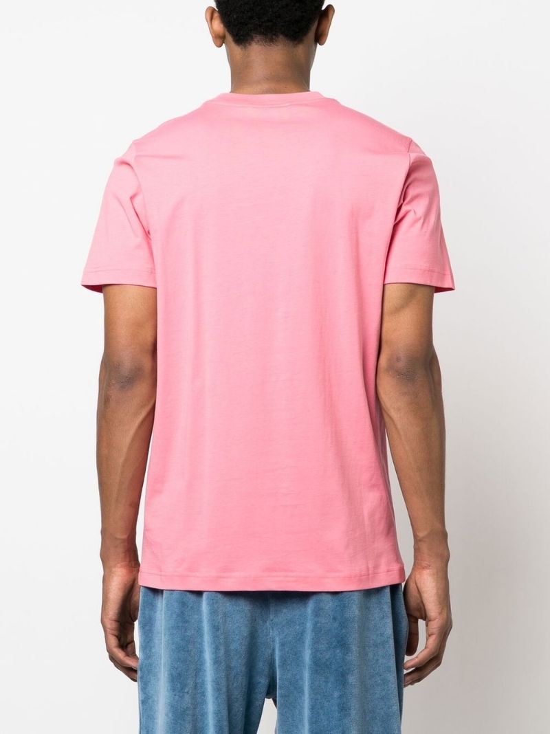 logo-print cotton T-shirt - 4