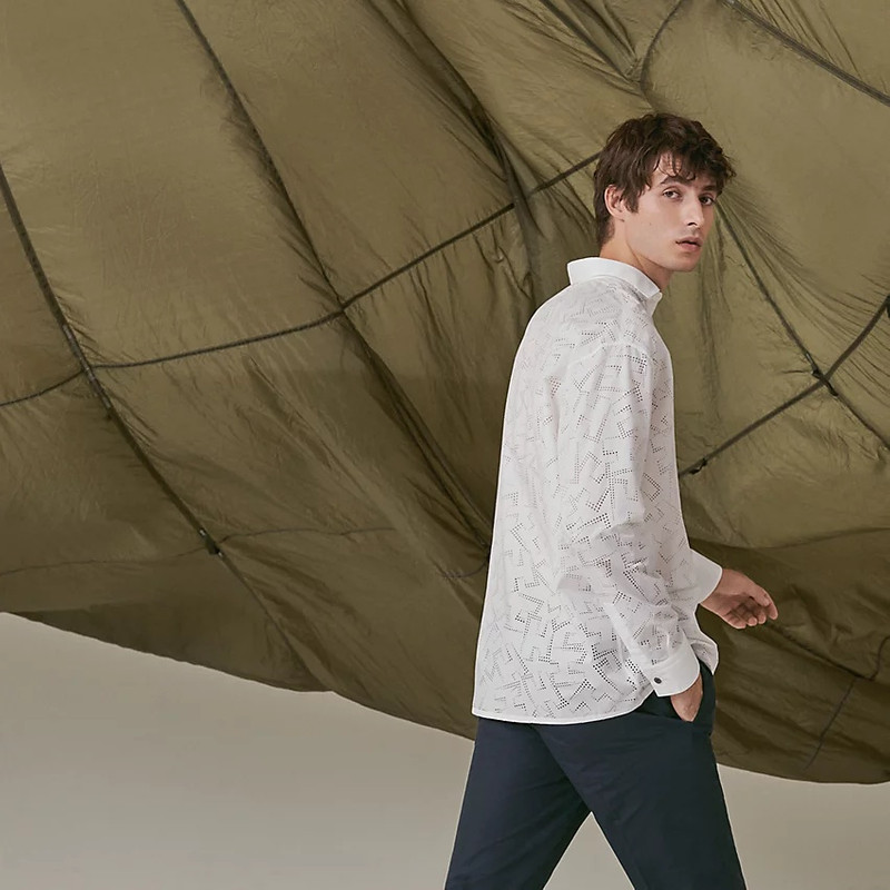 Hermès Boxy fit shirt with capri collar outlook