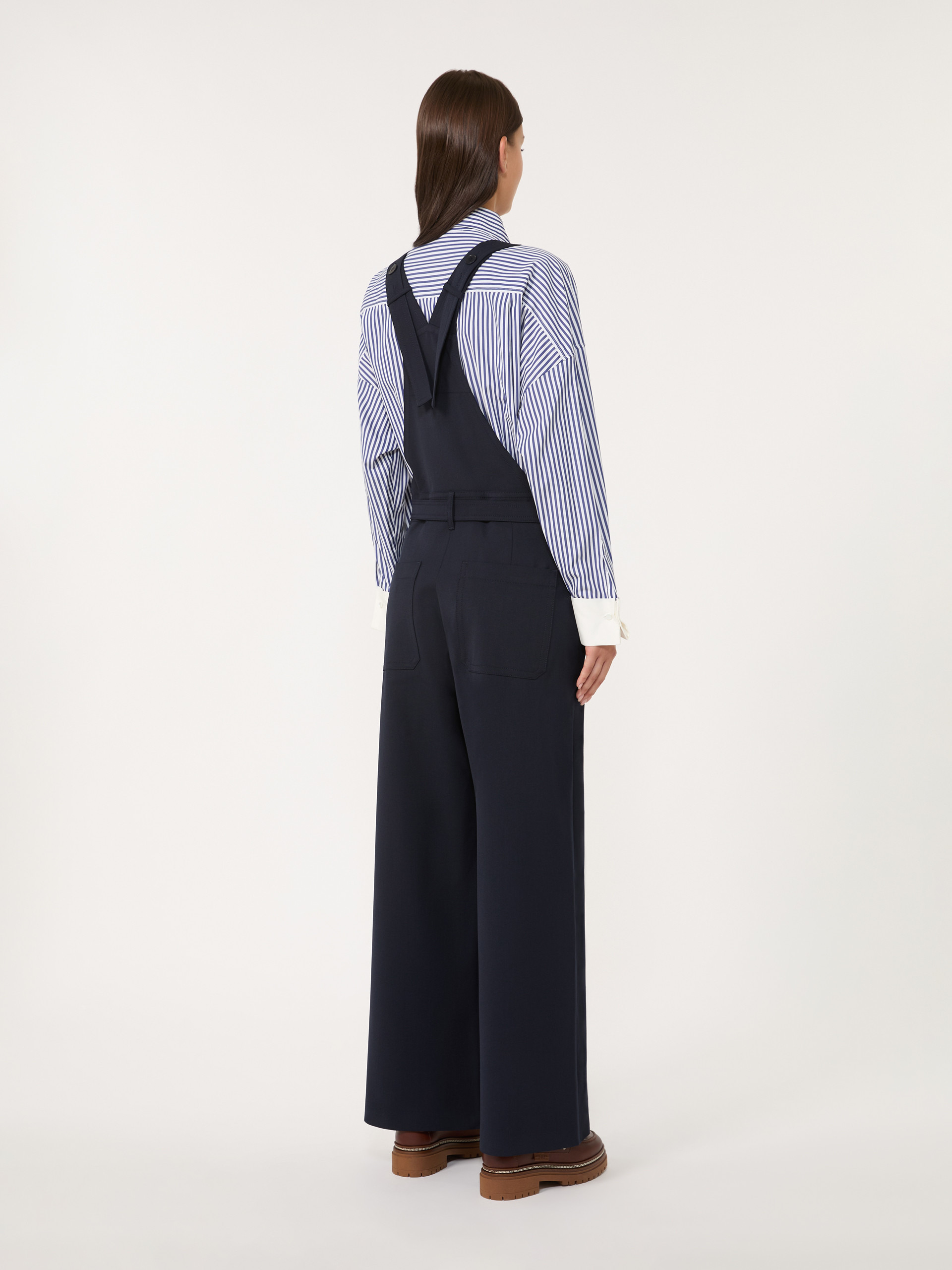 DULA Gabardine wool dungarees - 4