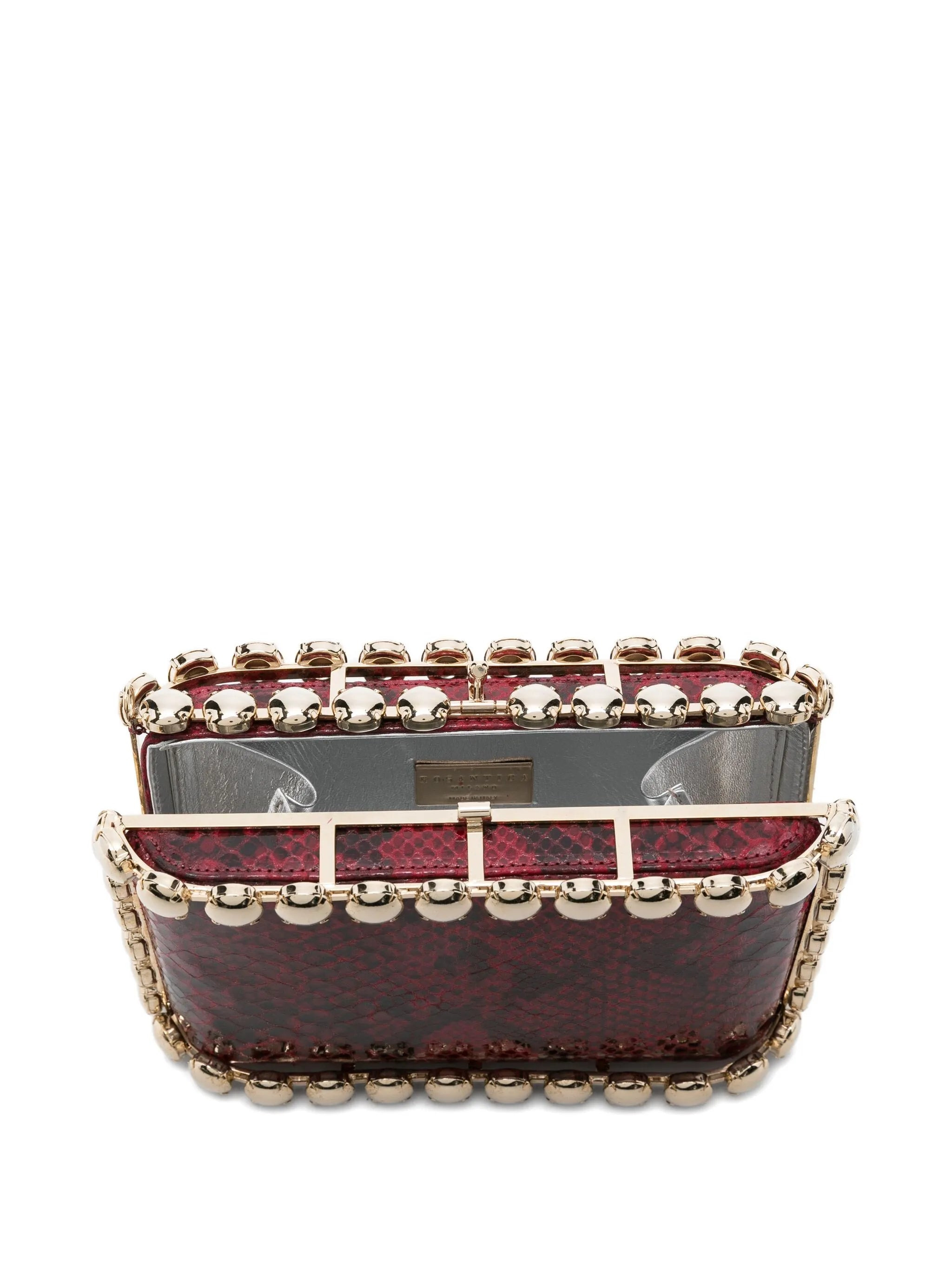 Rosantica Snakeskin Clutch Bag - 3