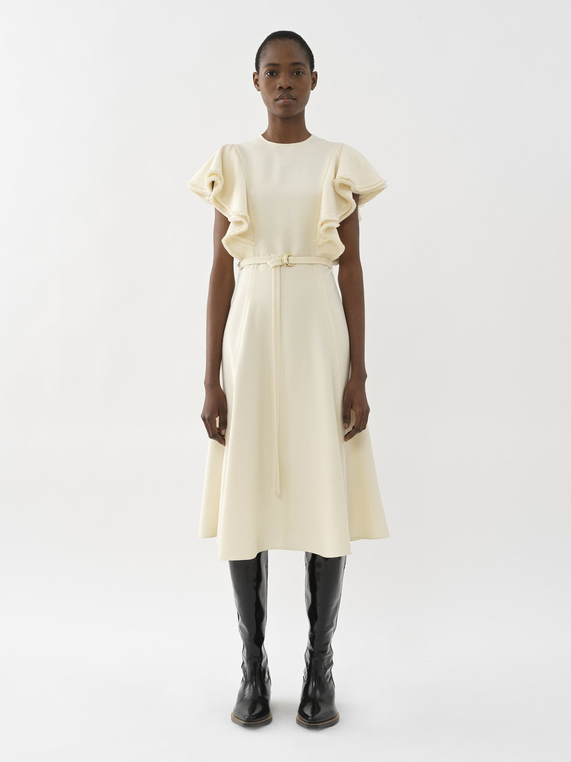 Chloé WING-SLEEVE MIDI DRESS outlook
