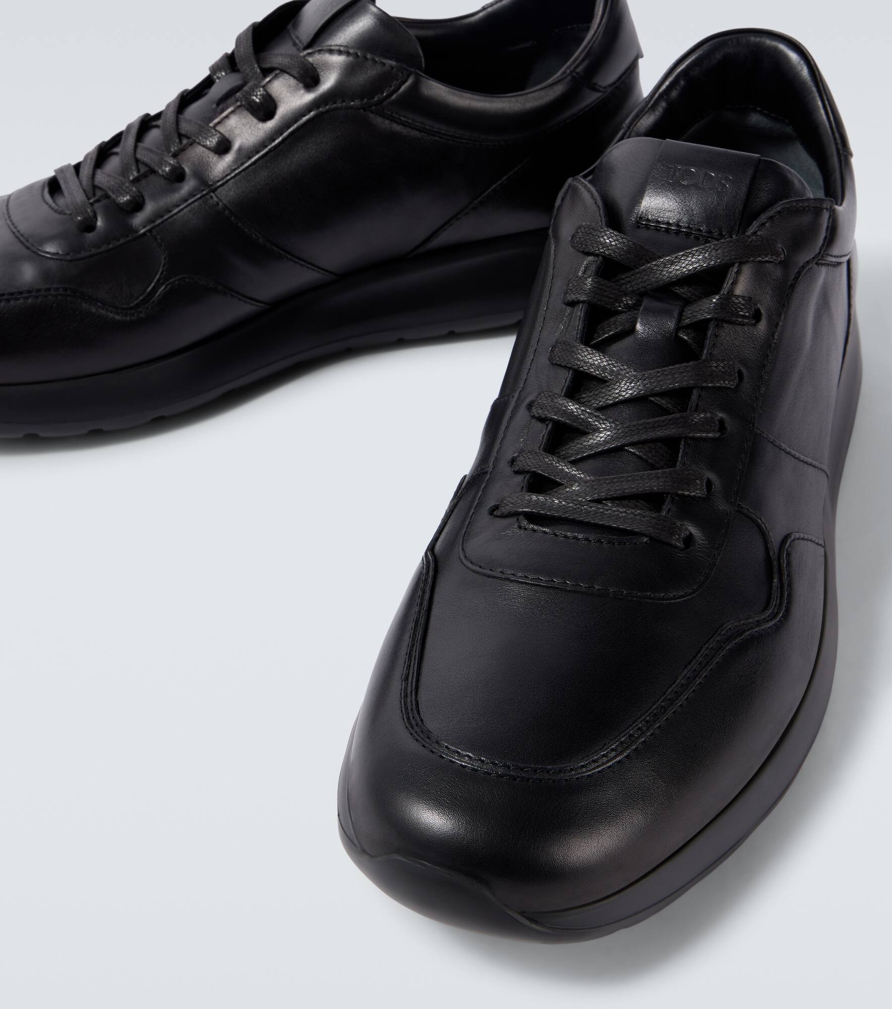Leather sneakers - 3