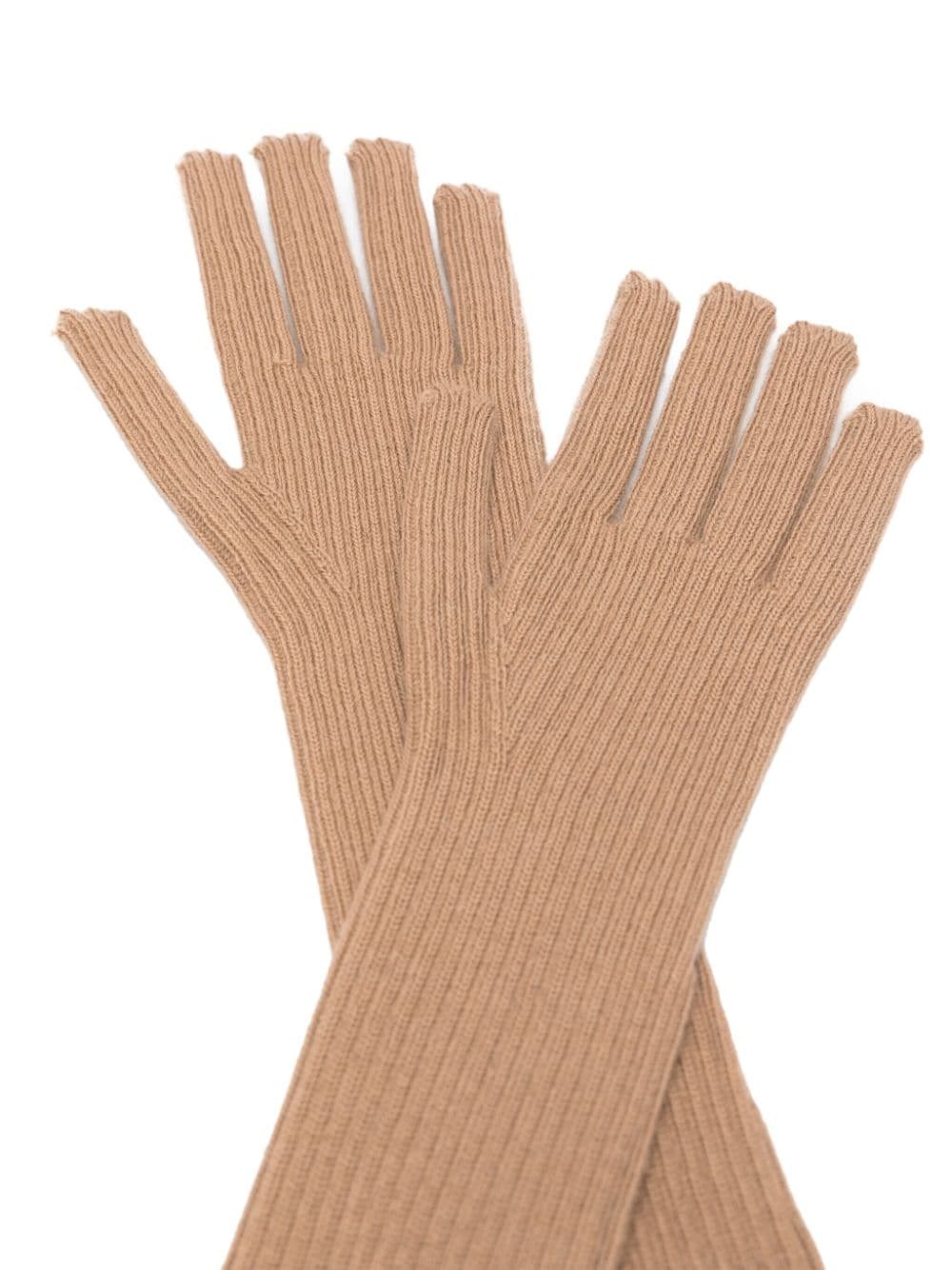 extra-long cashmere-blend gloves - 2