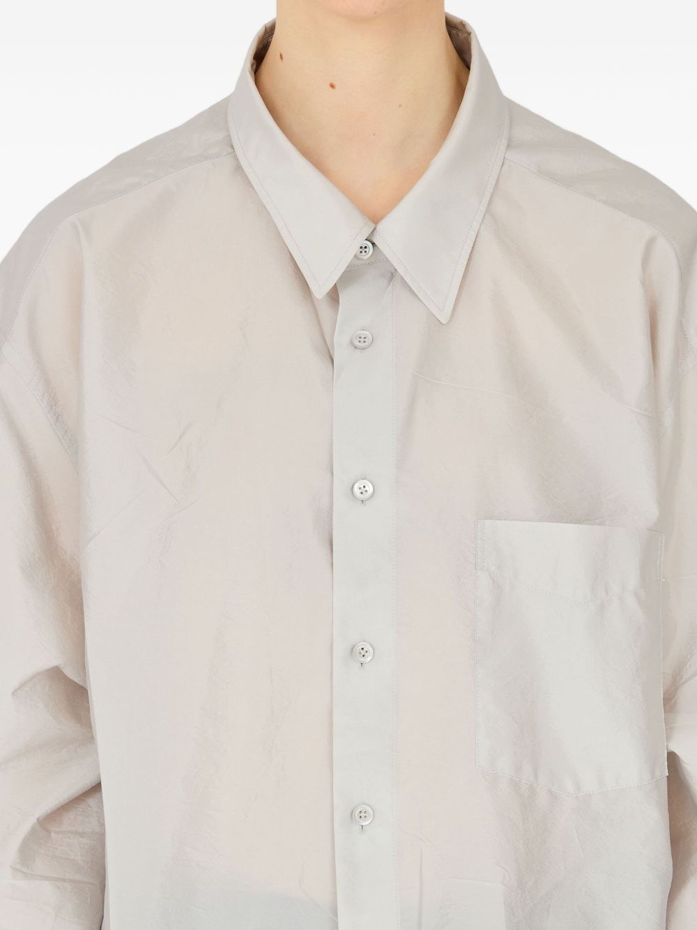 long-sleeved pocket shirt - 5