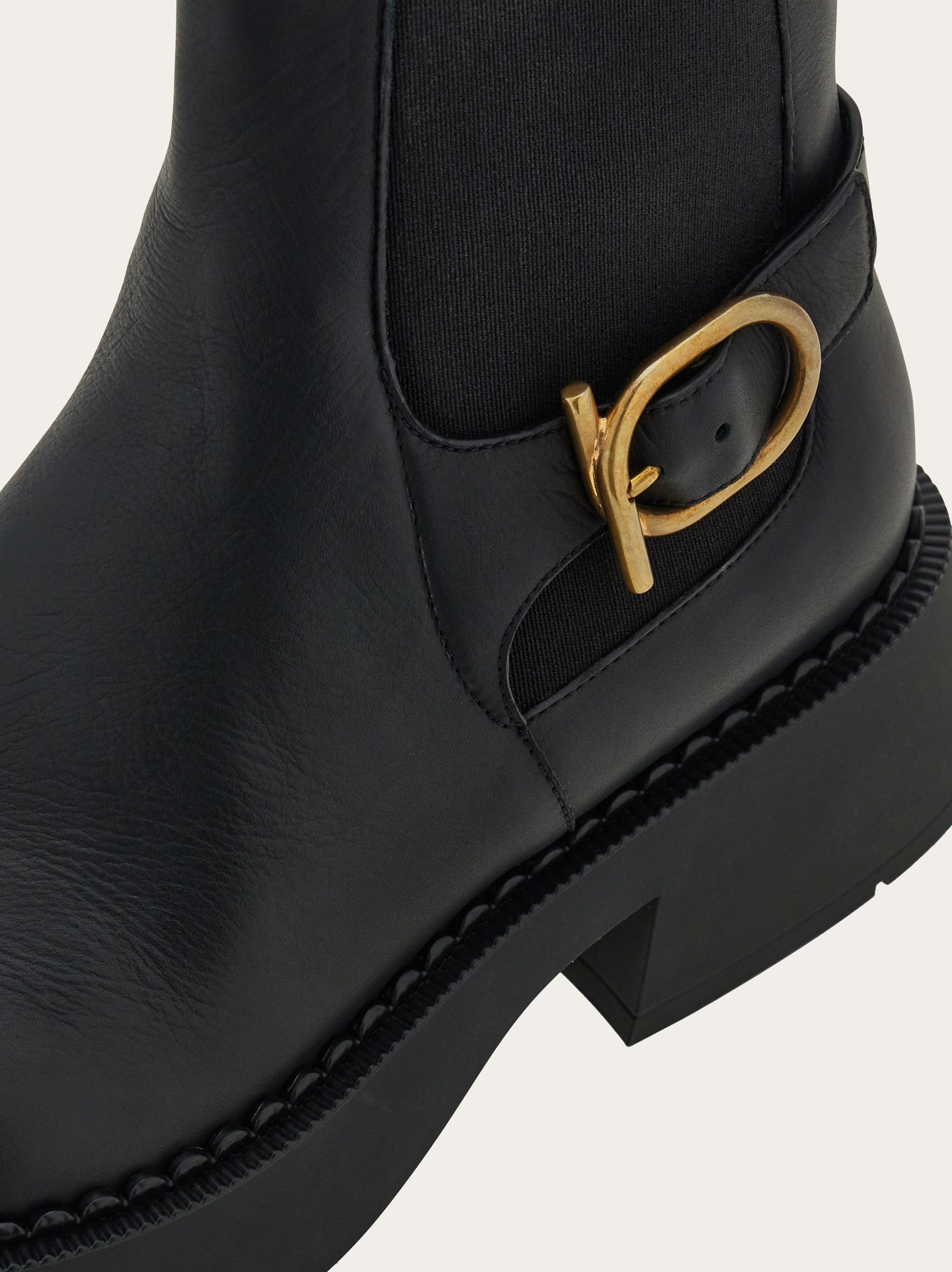 Gancini buckle Chelsea boot - 7