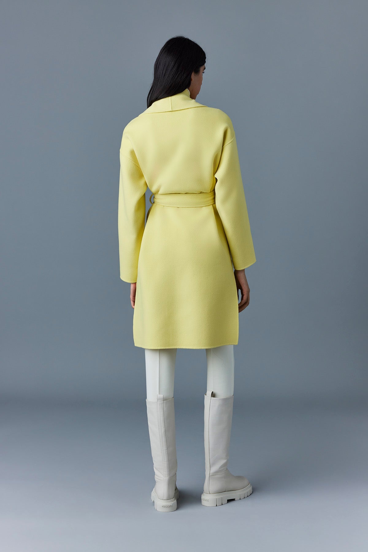 THALIA Double-face wool robe coat - 4
