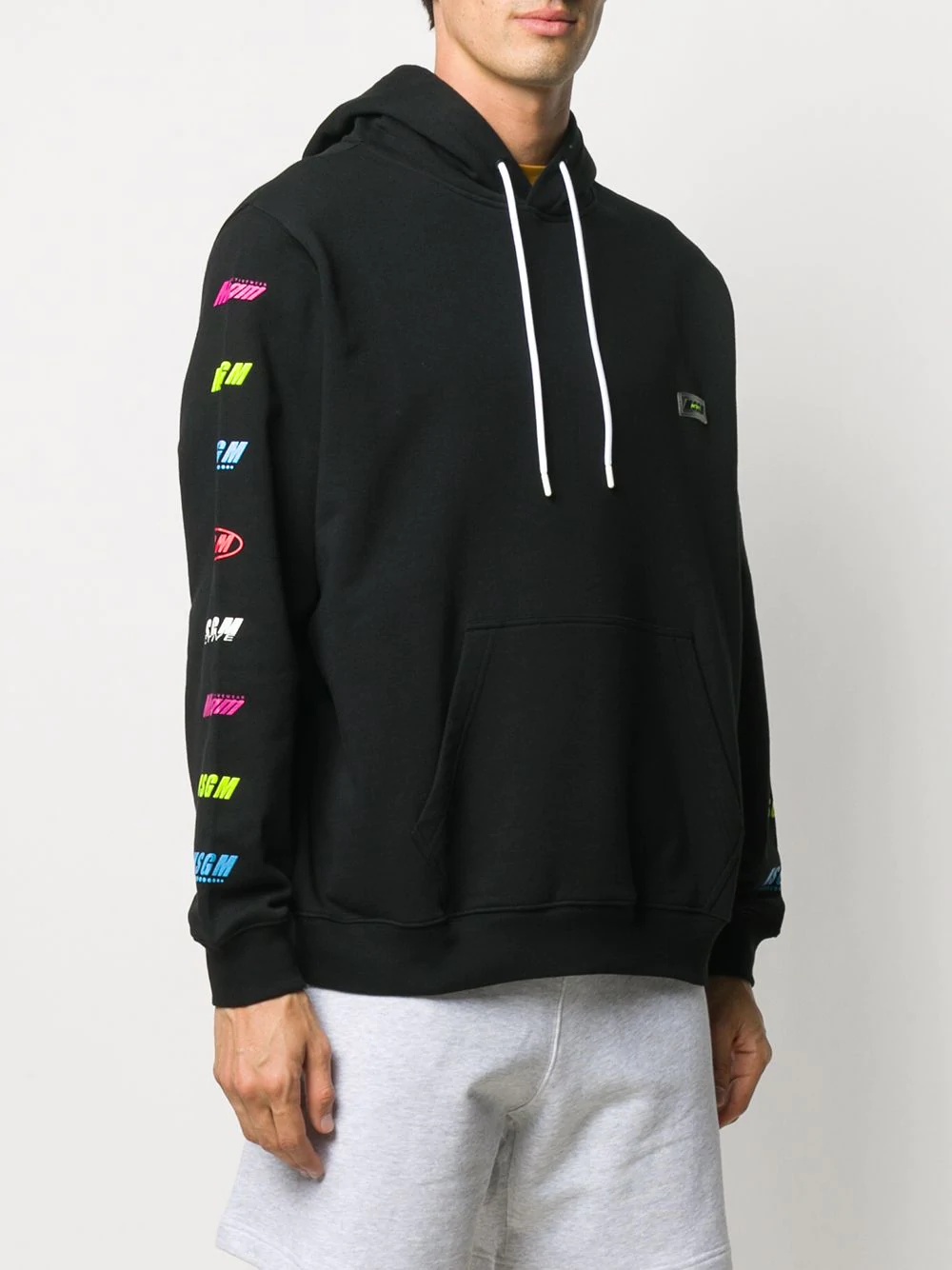 branded sleeve sports hoodie - 3