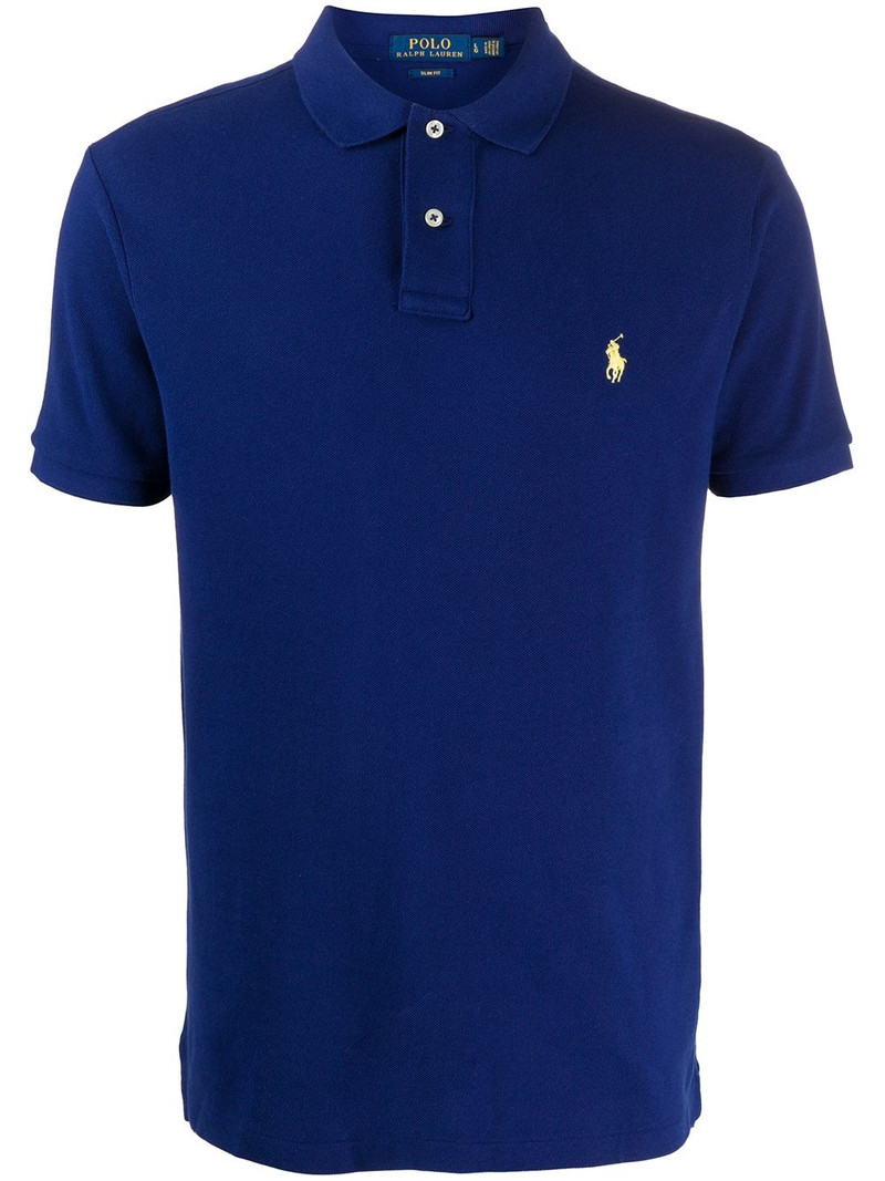 logo embroidered polo shirt 1