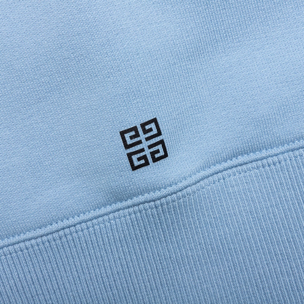 SLIM FIT HOODIE - LIGHT BLUE - 4