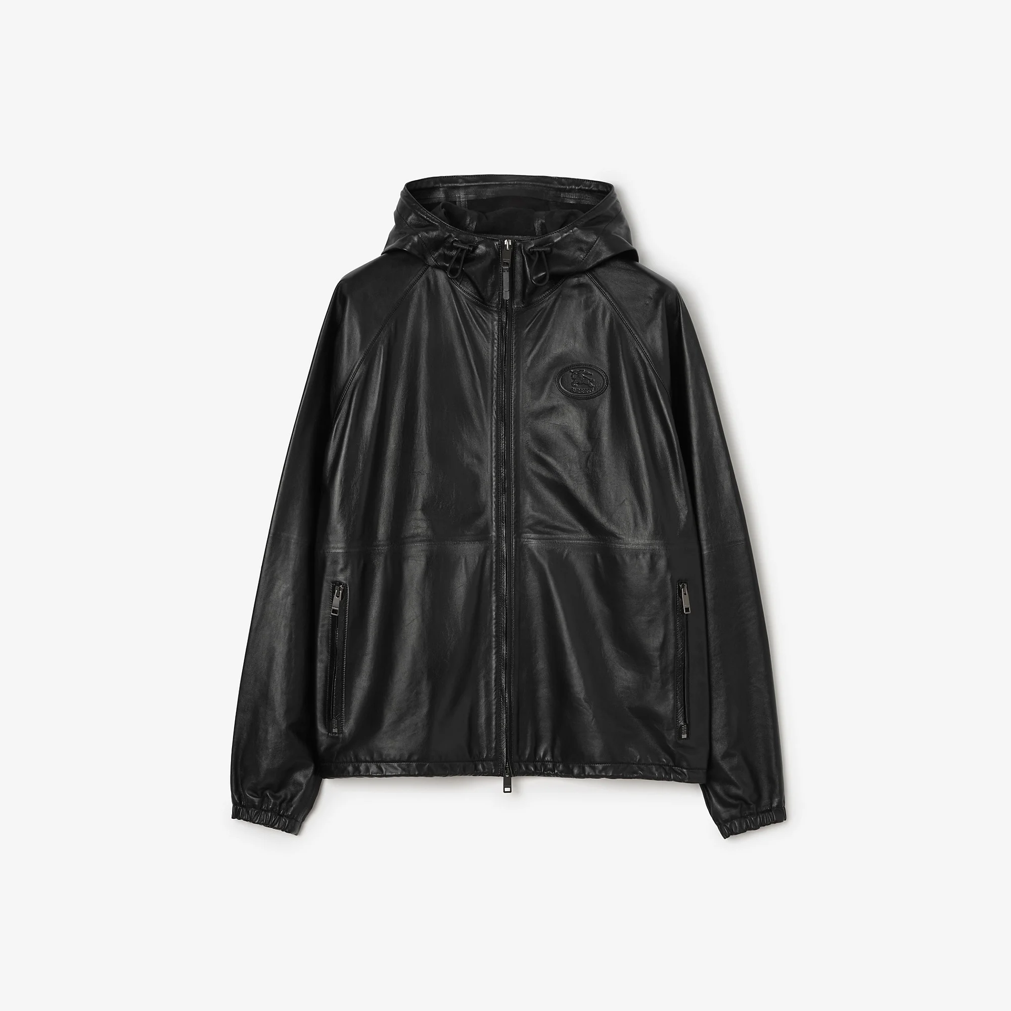 Leather Clapton Hooded Jacket - 1