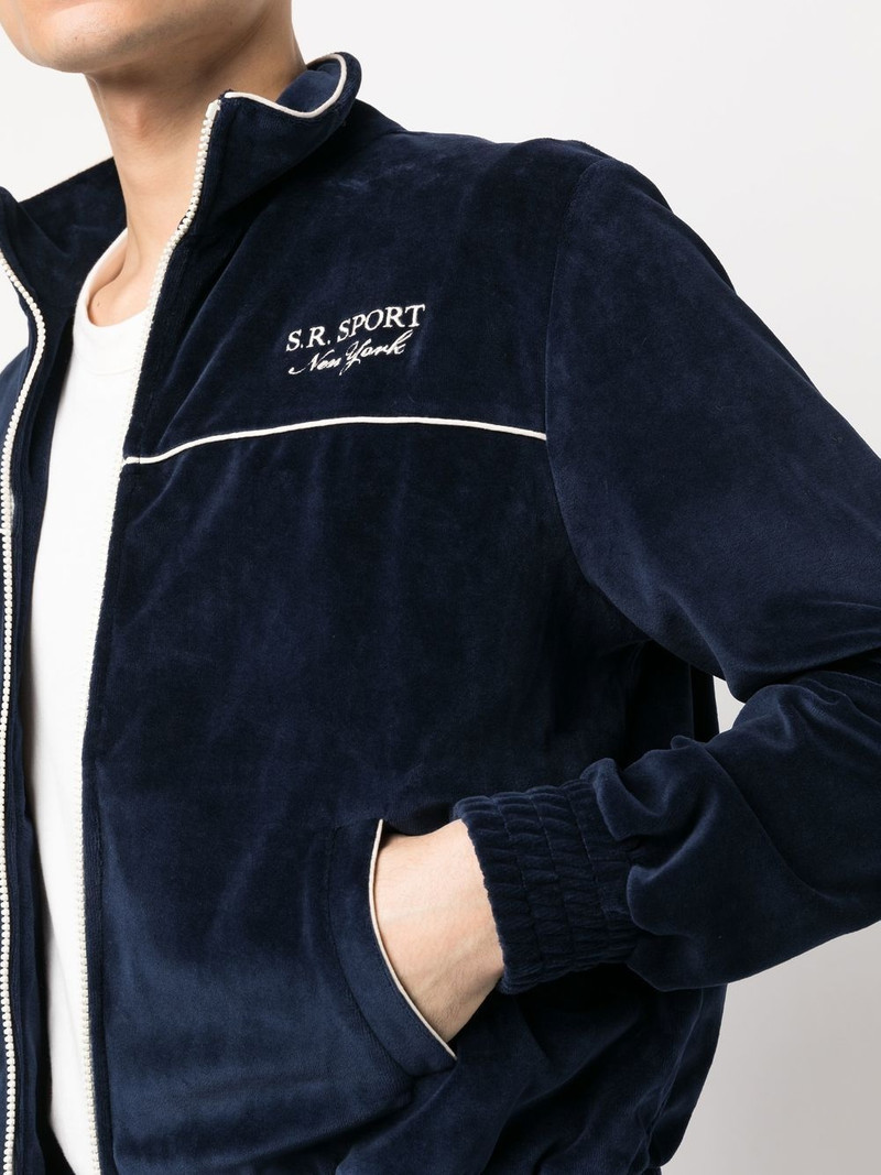 logo-embroidered 스웨트 셔츠 5