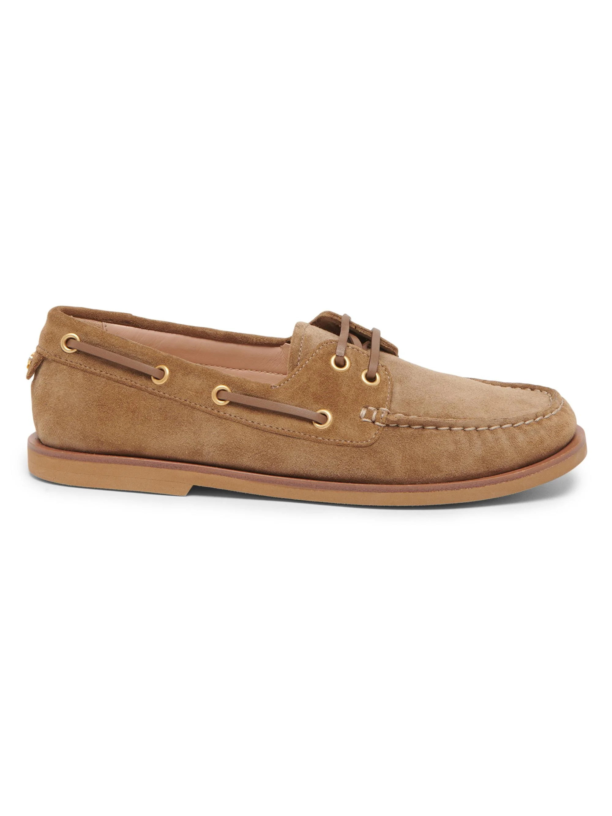 Women's Suede Loafers - Camel - 1