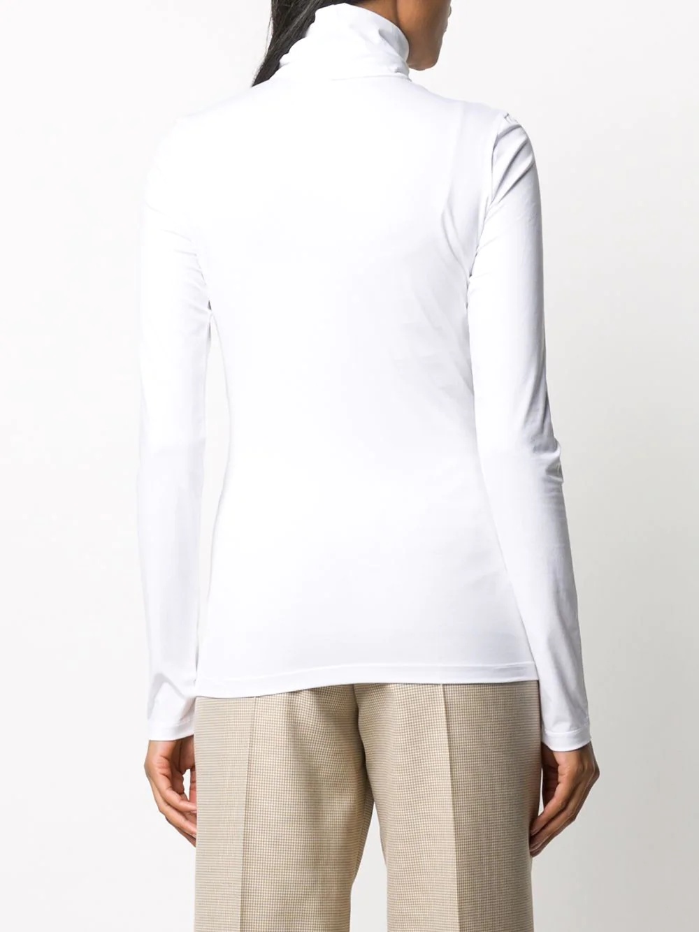 rollneck jersey top - 4