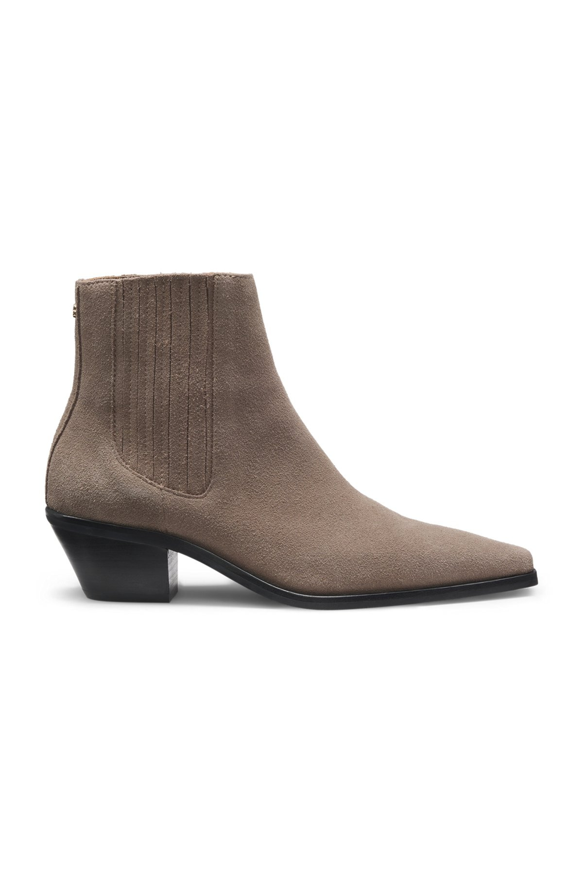 ANKLE BOOTS IN SUEDE WITH CUBAN HEEL - 1