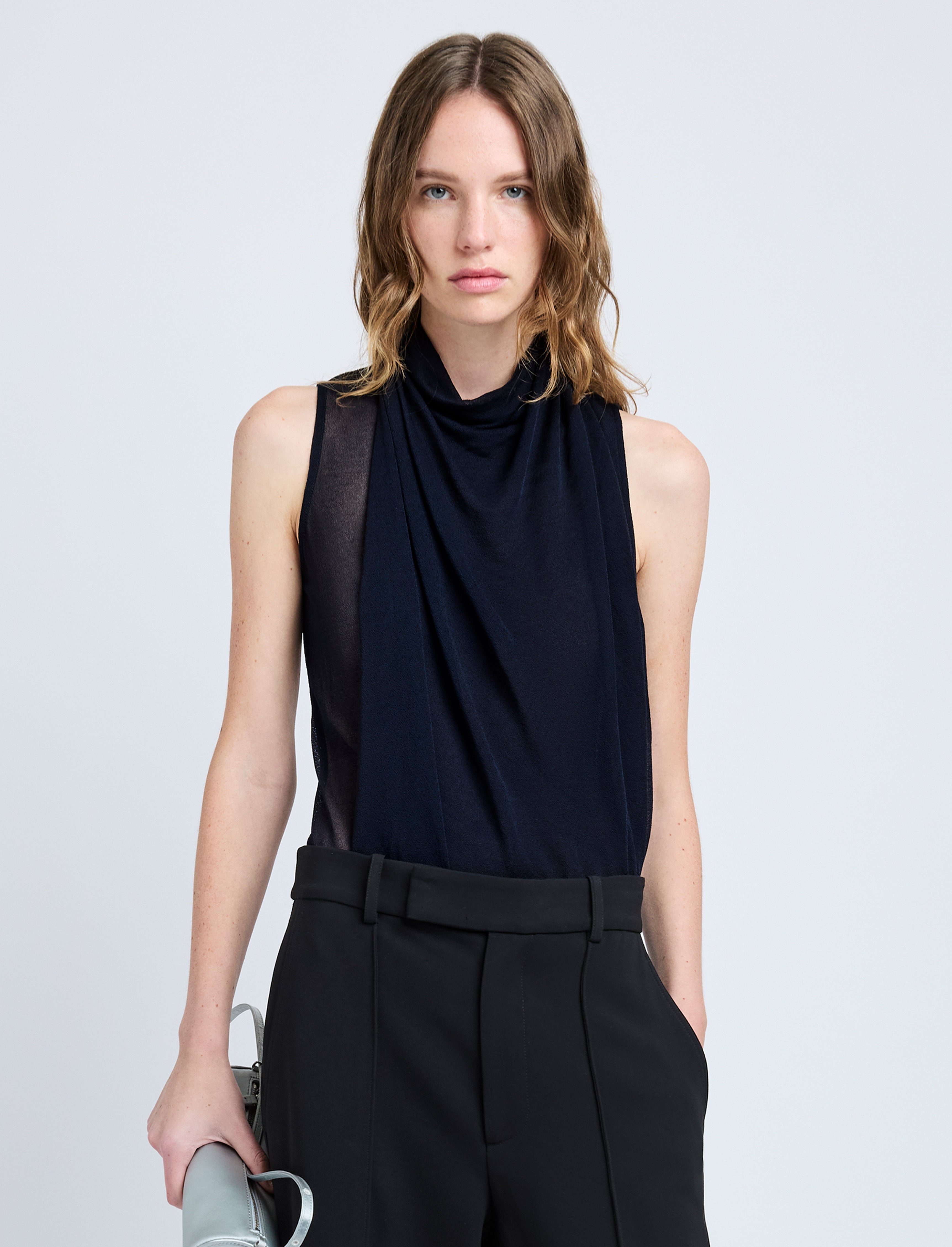 Sage Top in Crepe Jersey - 2
