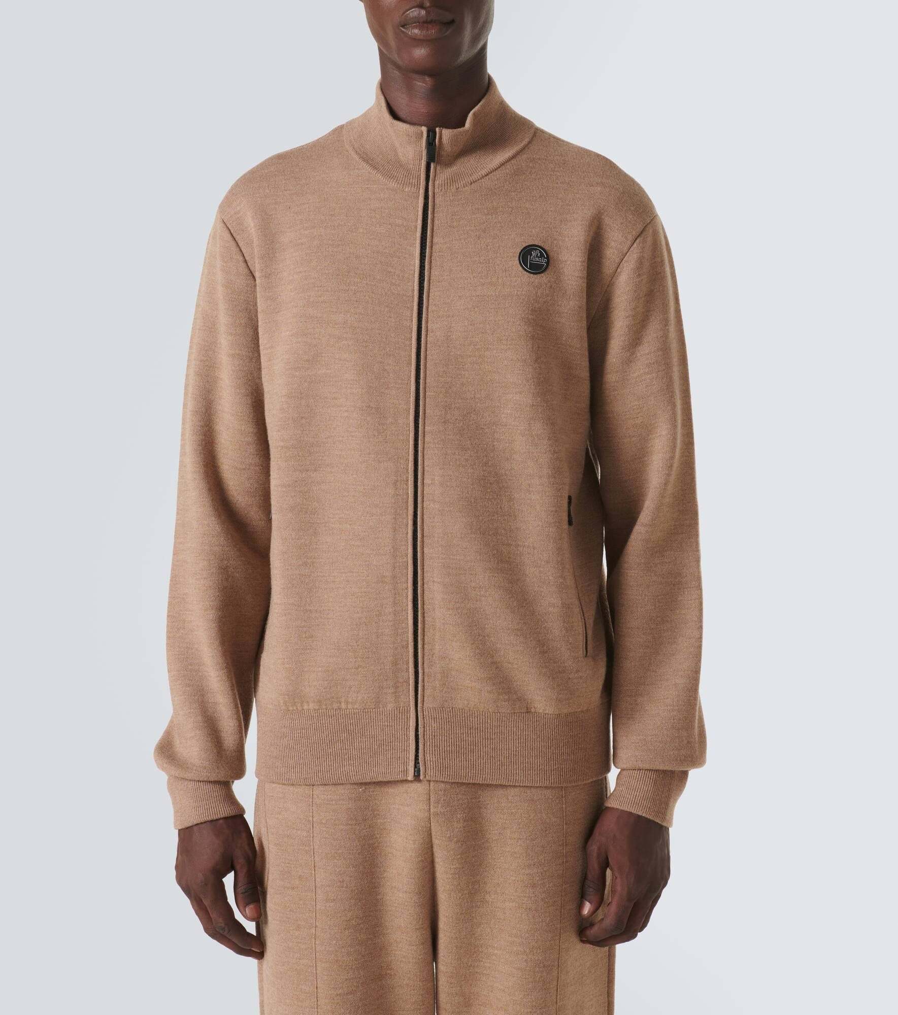 Mayeul wool-blend zip-up cardigan - 3