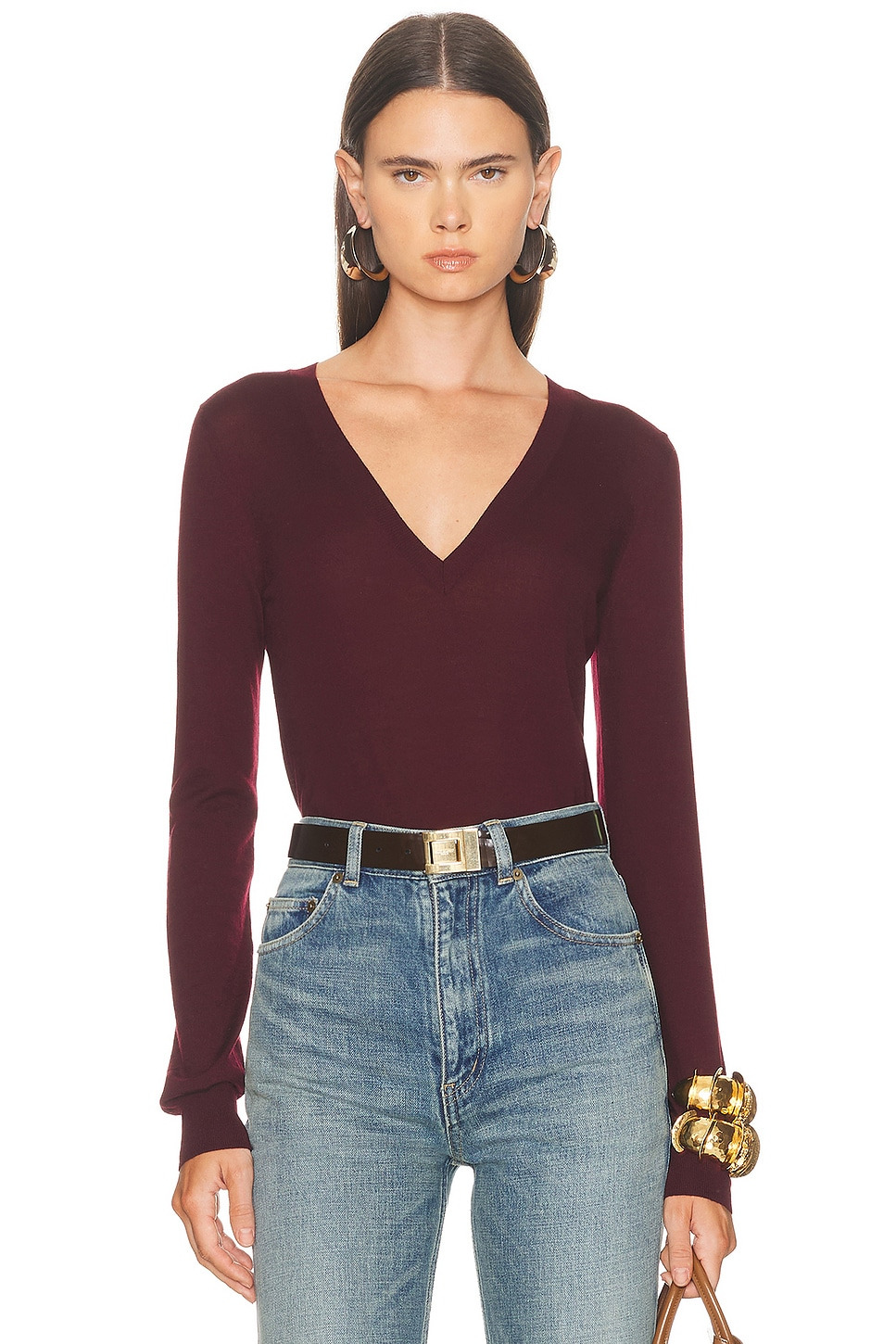 V-Neck Sweater - 1