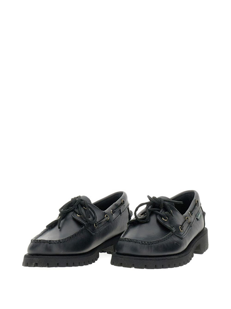 SEBAGO leather lace-up loafers outlook