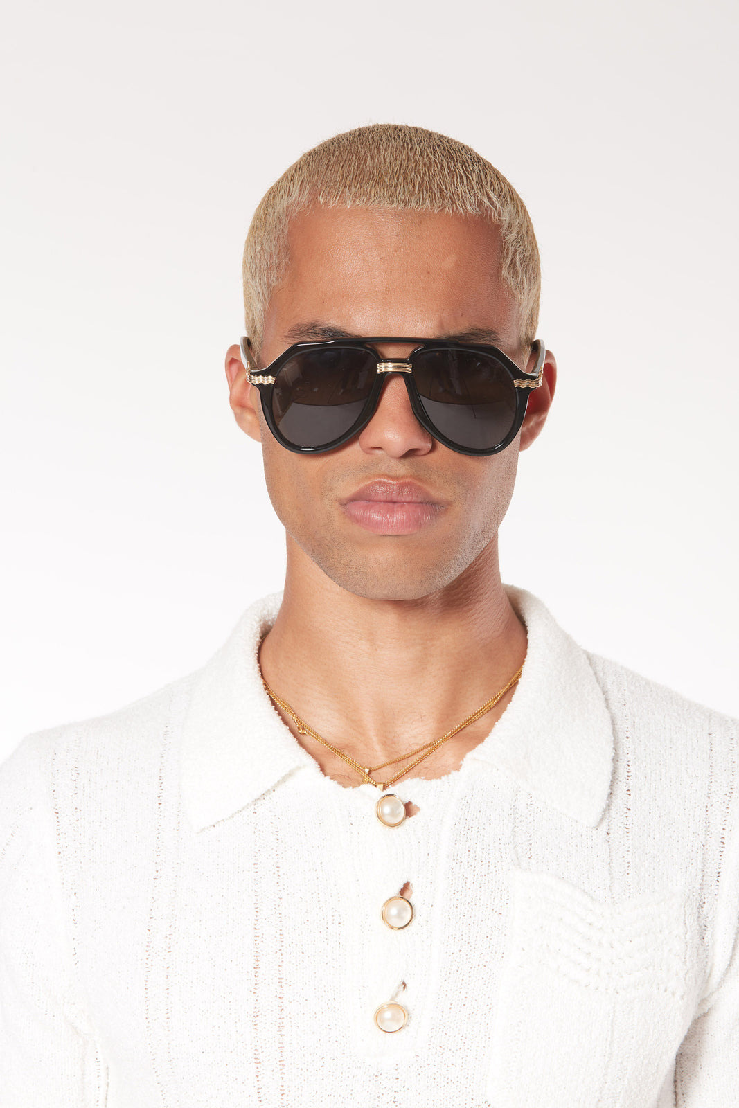 Rajio Black & Gold Sunglasses - 3