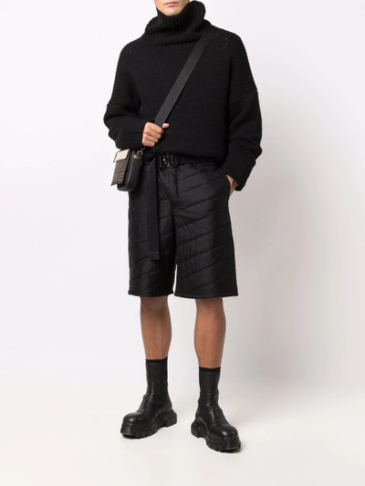 FENDI quilted knee-length shorts outlook