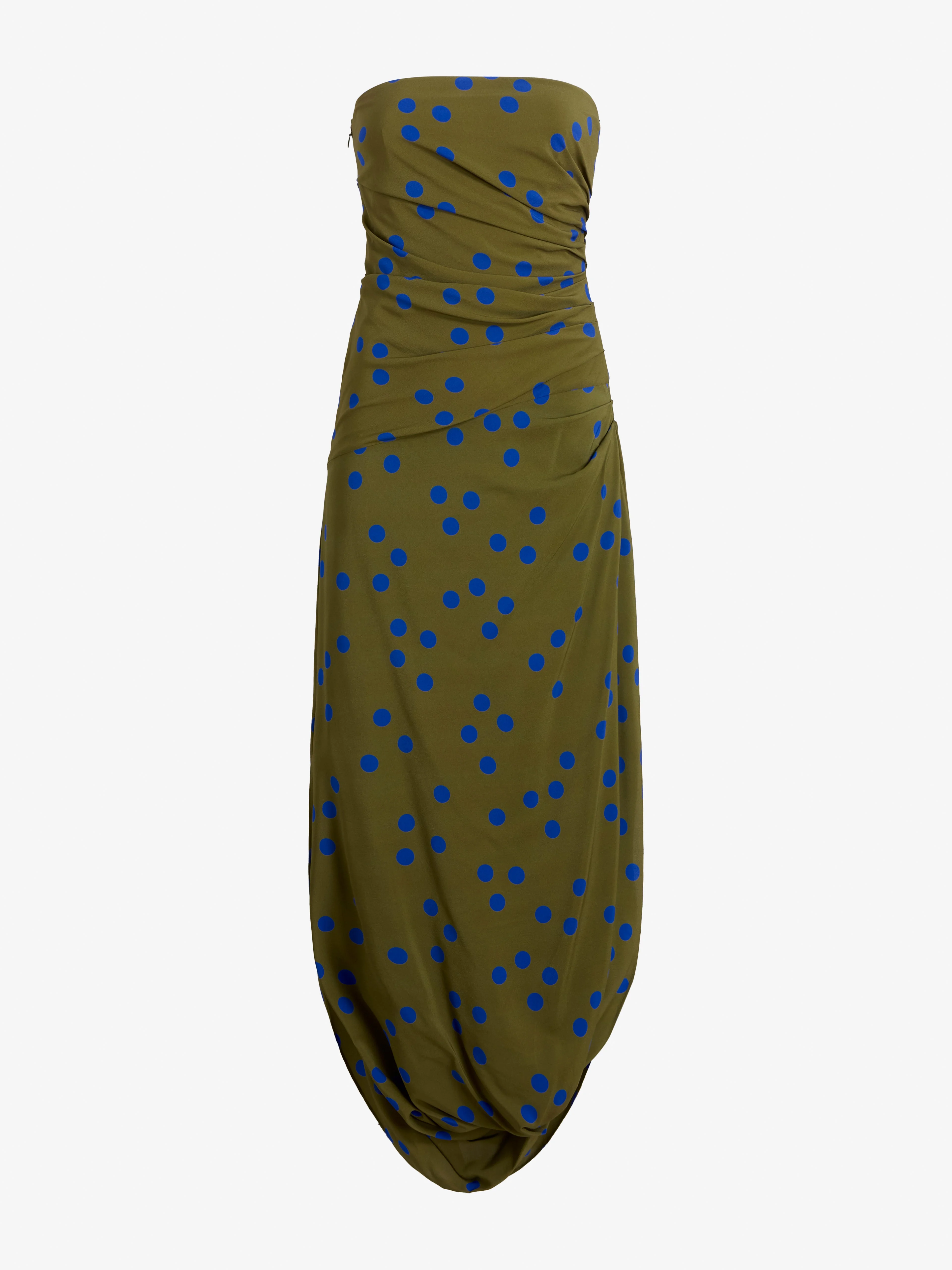 Nayara Dress in Printed Dot Stretch Viscose - 1