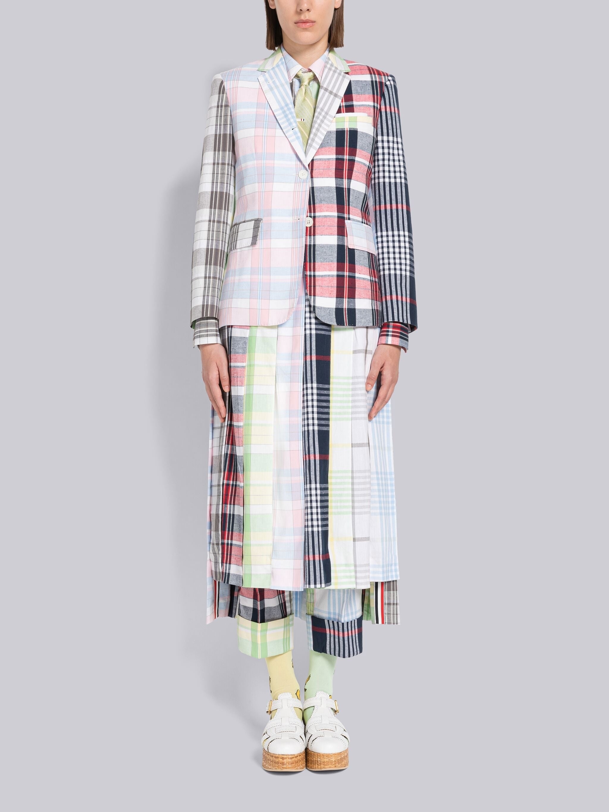 Fun-Mix Madras Point Collar Shirt - 5