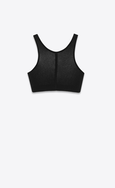 SAINT LAURENT bralette in viscose and polyester outlook